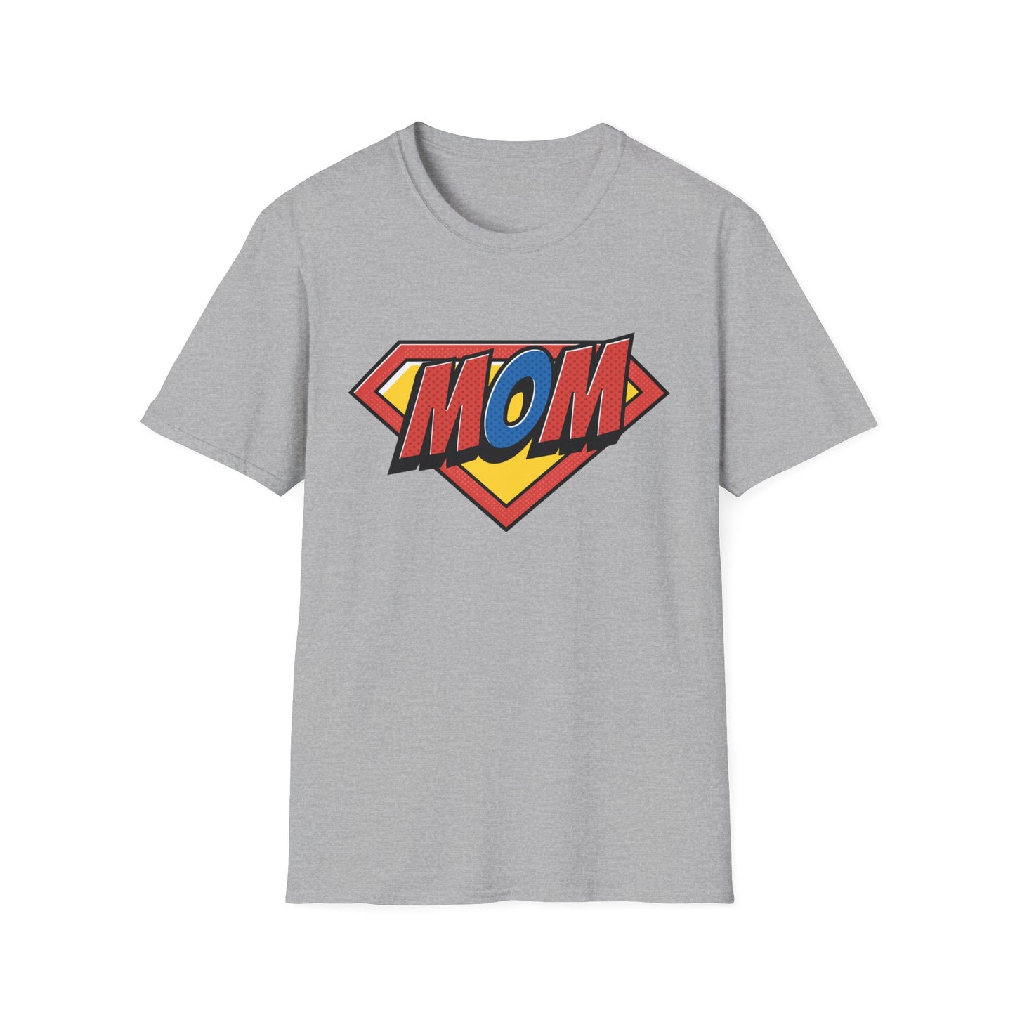 Super Mom Unisex Softstyle T-Shirt | Perfect Gift for Mother's Day