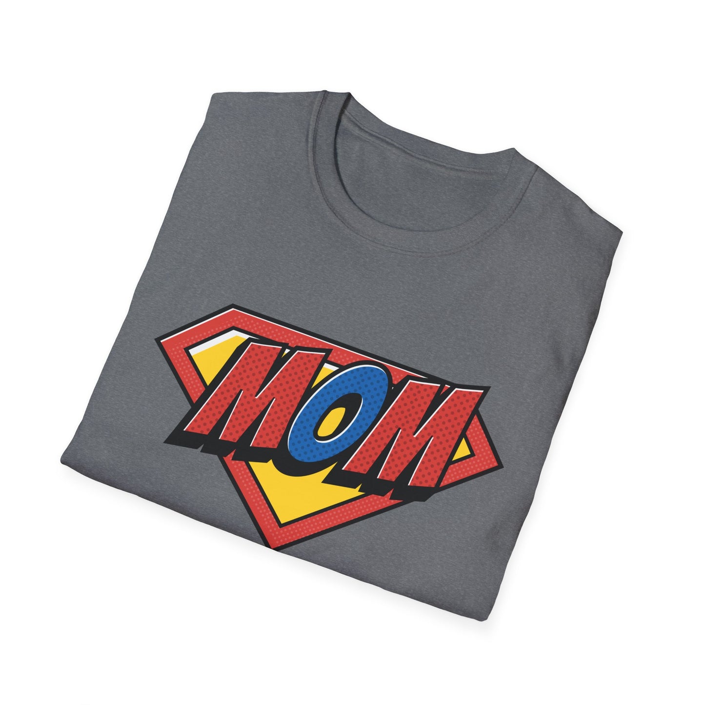 Super Mom Unisex Softstyle T-Shirt | Perfect Gift for Mother's Day
