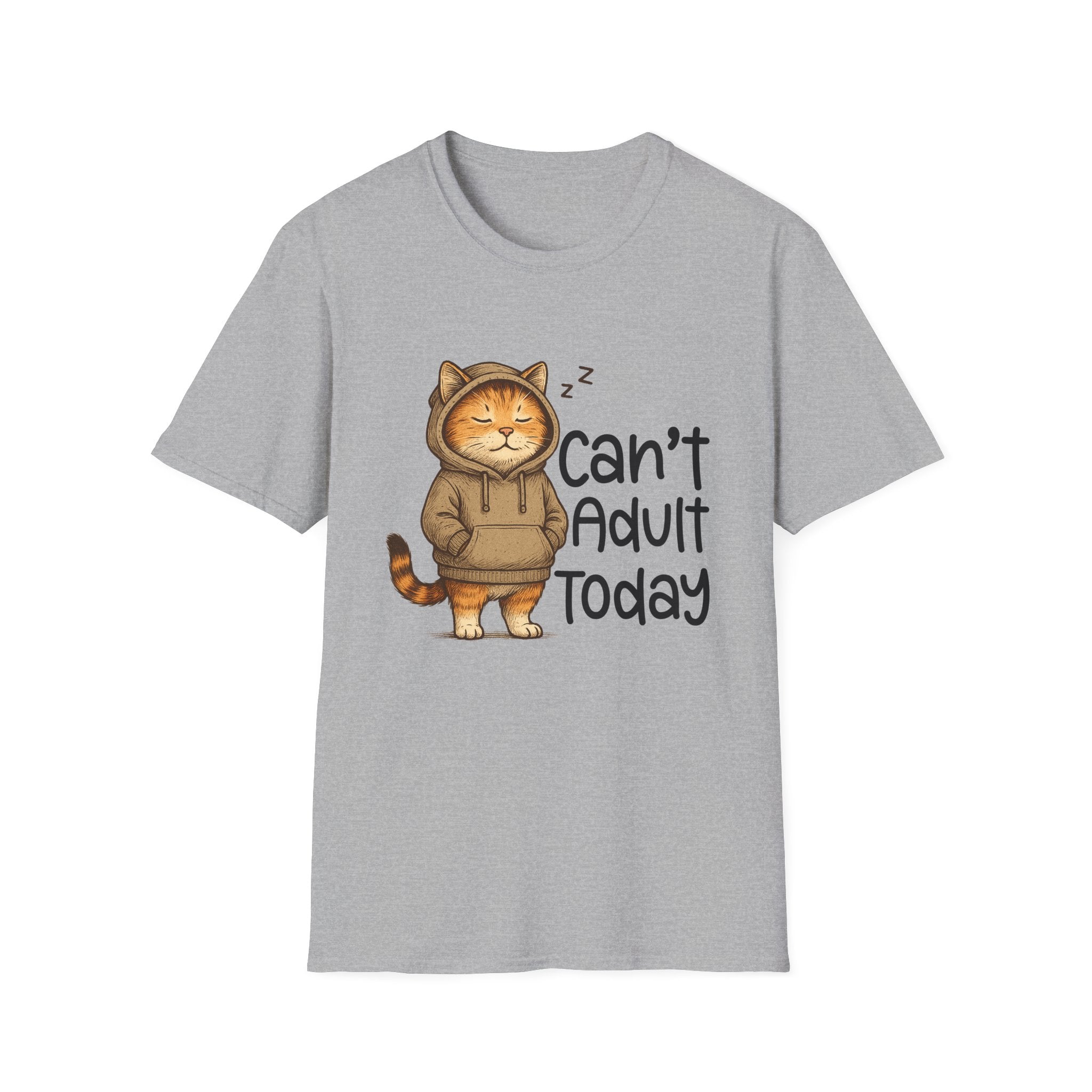 Can't Adult Today Shirt, Unisex Cotton T-Shirt