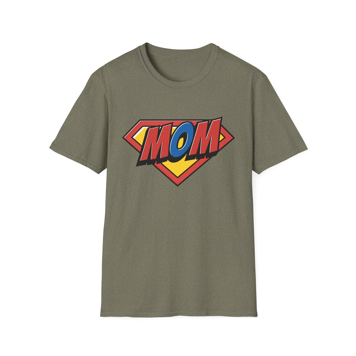 Super Mom Unisex Softstyle T-Shirt | Perfect Gift for Mother's Day