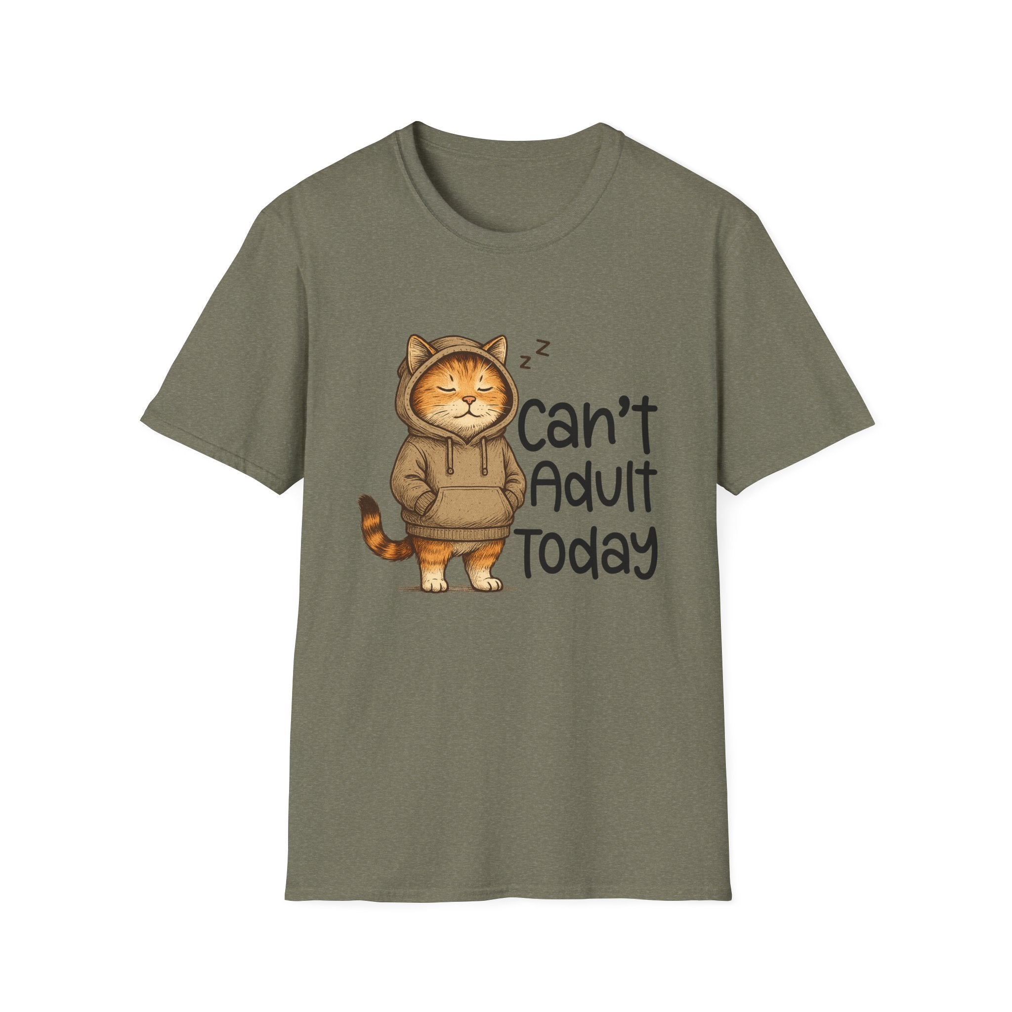 Can't Adult Today Shirt, Unisex Cotton T-Shirt