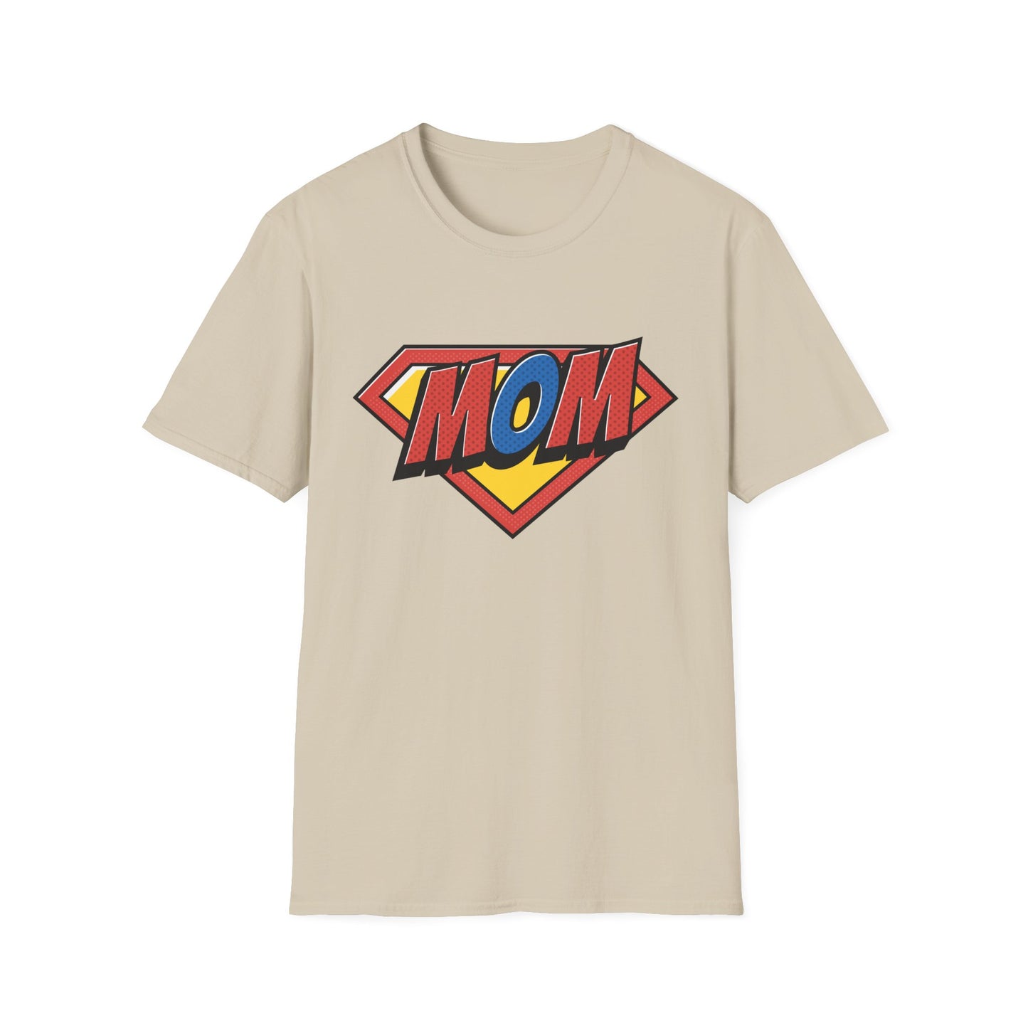 Super Mom Unisex Softstyle T-Shirt | Perfect Gift for Mother's Day