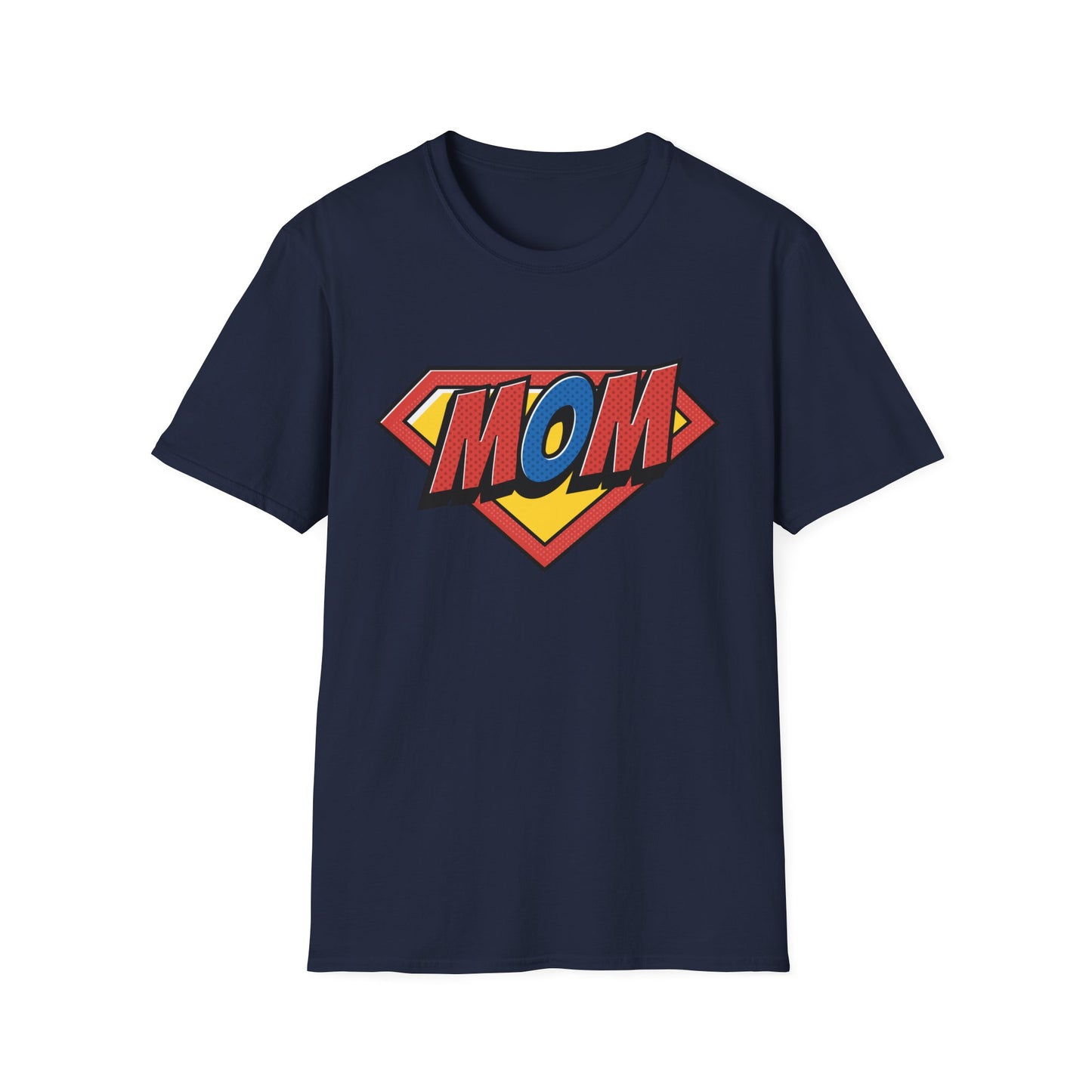 Super Mom Unisex Softstyle T-Shirt | Perfect Gift for Mother's Day