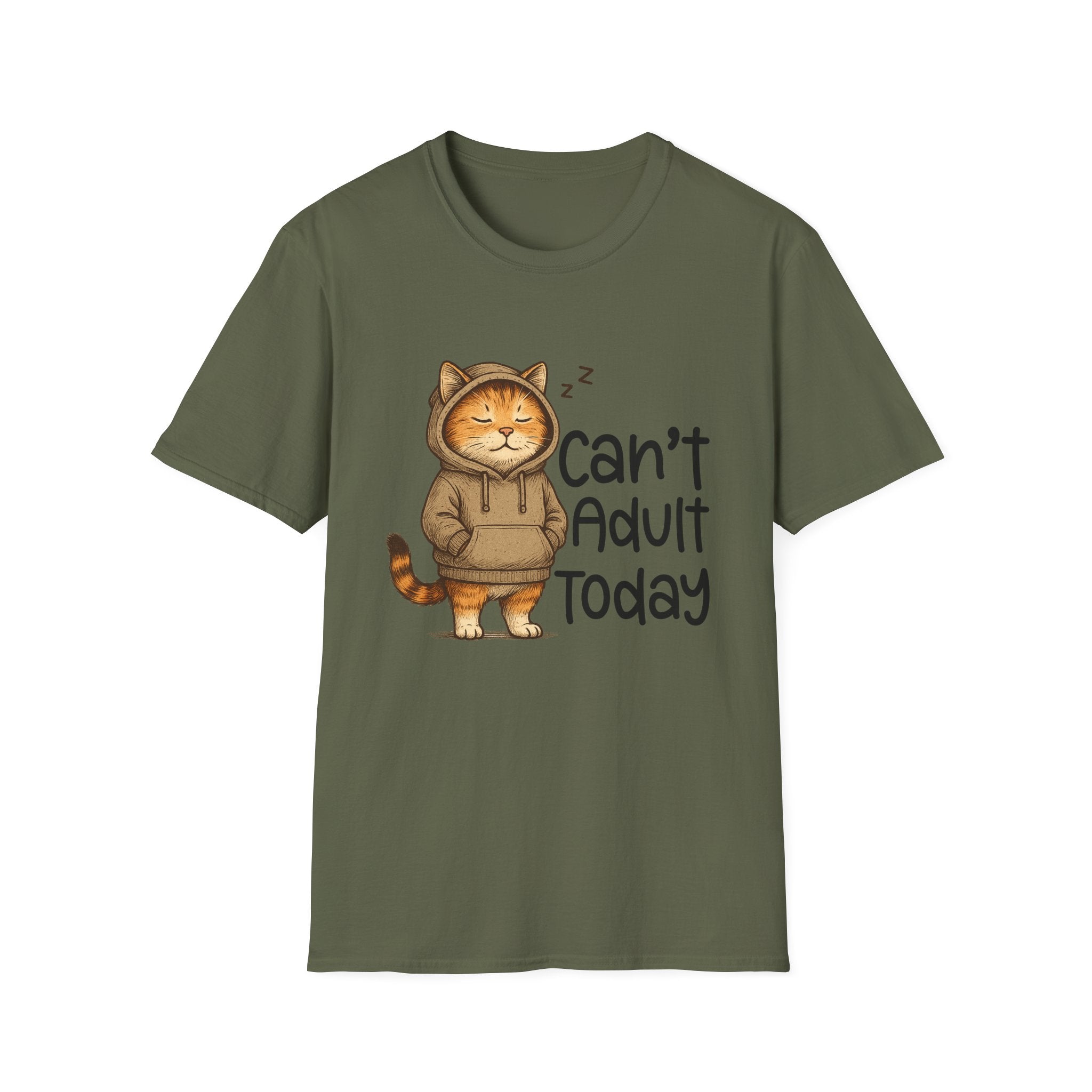 Can't Adult Today Shirt, Unisex Cotton T-Shirt