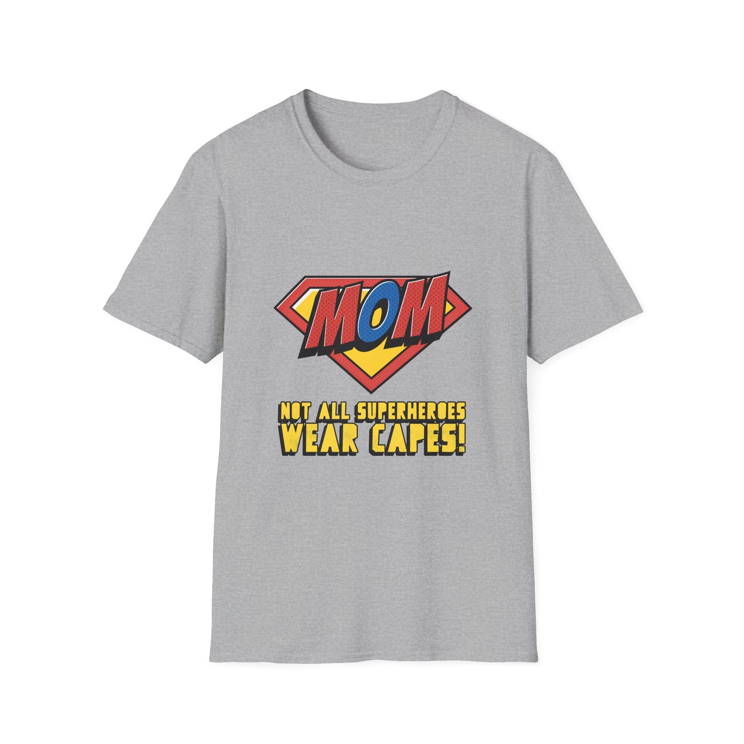Mom Superhero T-Shirt, Perfect Gift for Mother's Day, Funny Tee for Moms, Birthday Gift for Mom, Cute Casual Wear