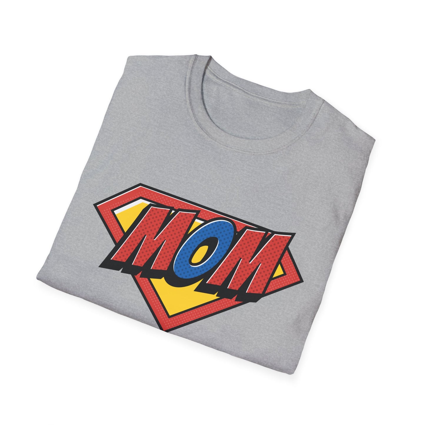 Super Mom Unisex Softstyle T-Shirt | Perfect Gift for Mother's Day