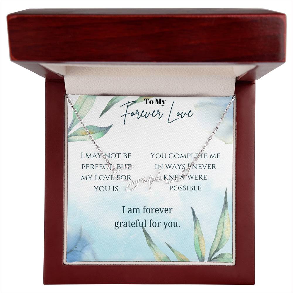 Signature Name Necklace (With MC)