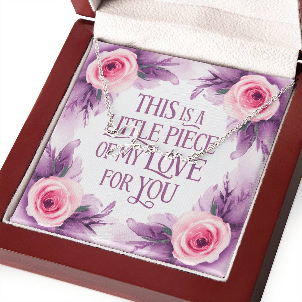 Signature Name Necklace (With MC)