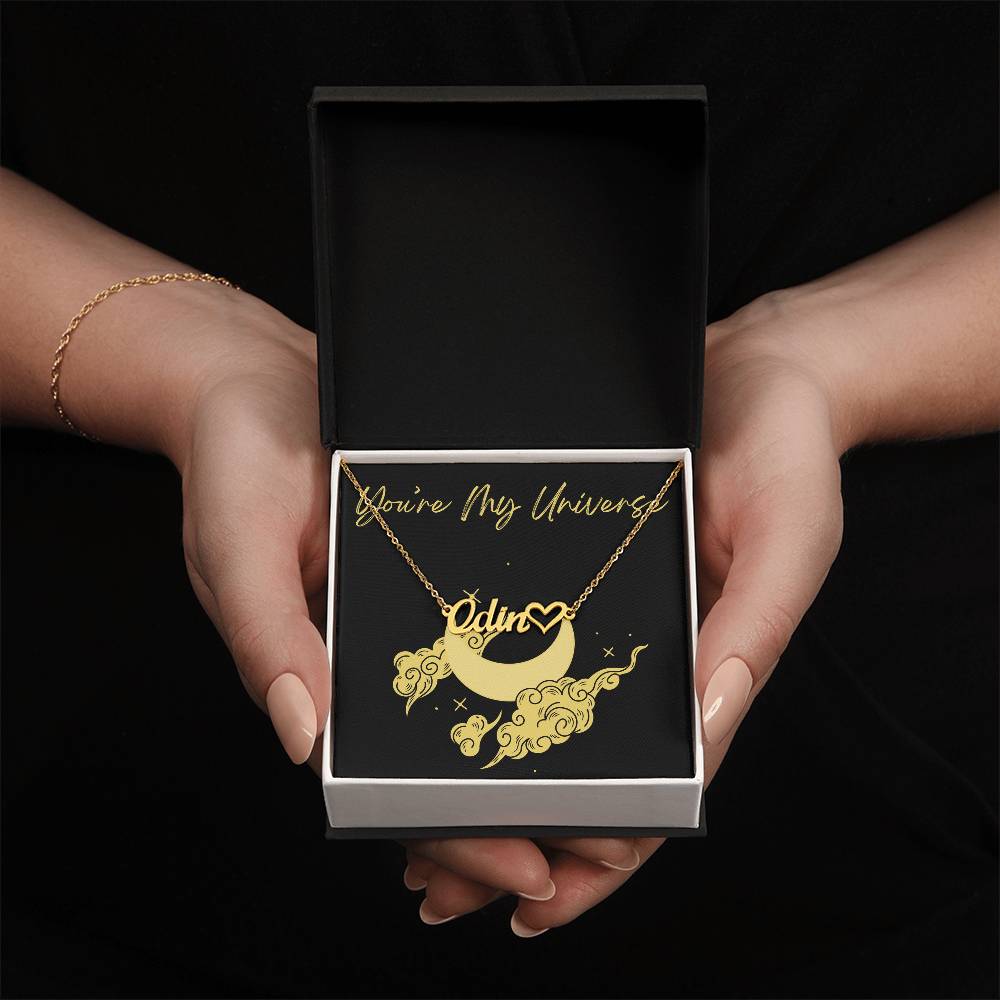 Custom Name Necklace with heart