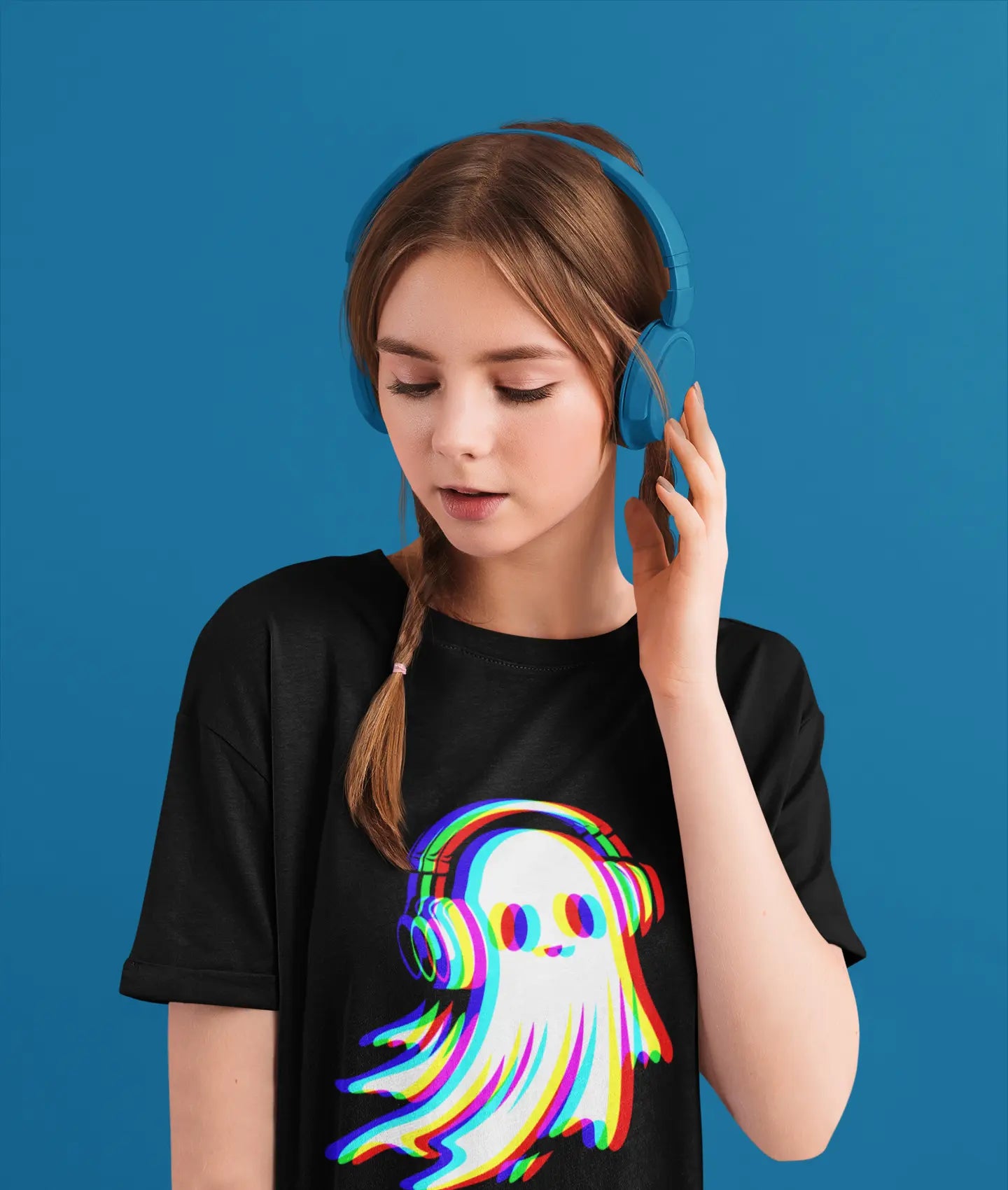Ghost Trippy Edm Oversized Tee