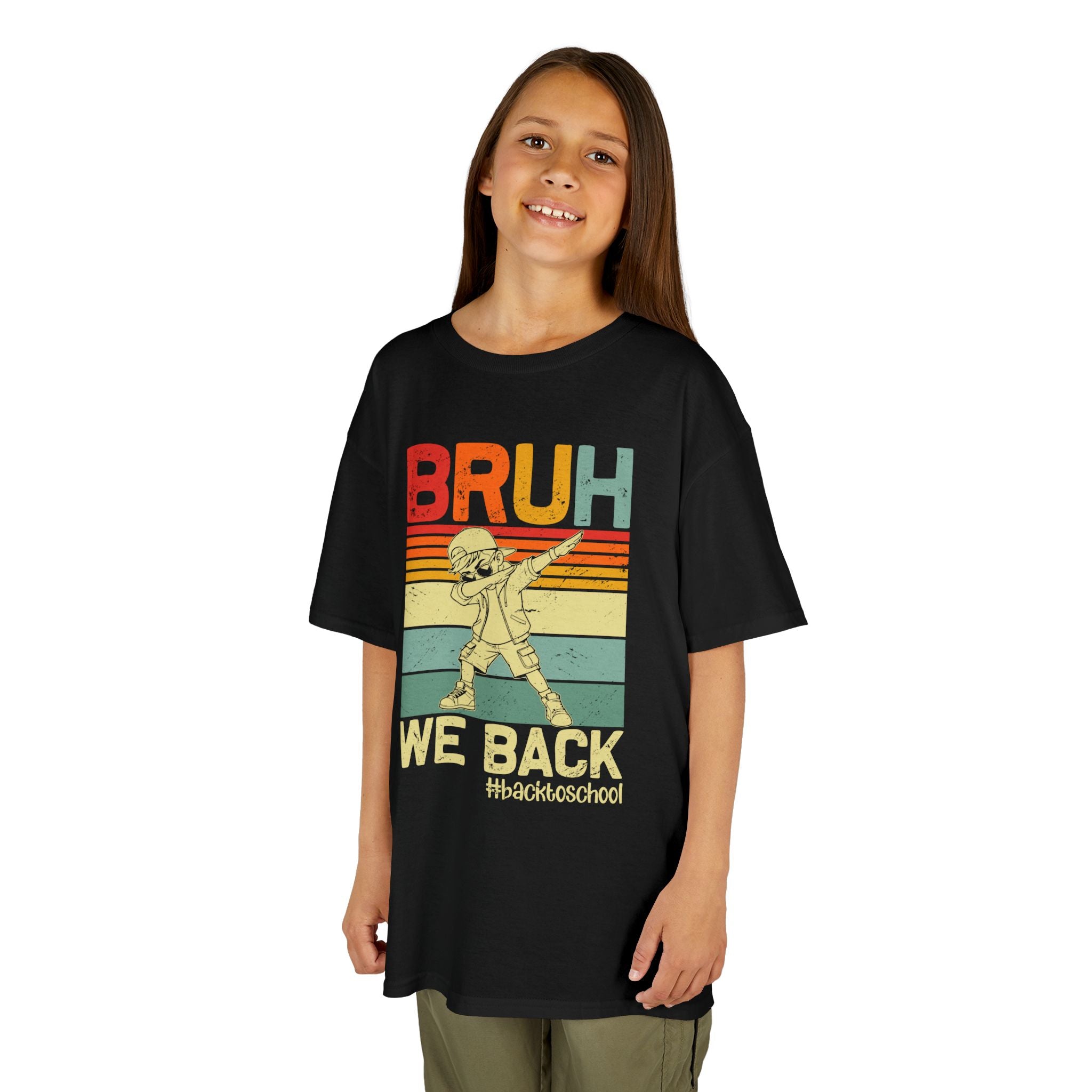 Kids Graphic Tee - Bruh We Back #BacktoSchool T-Shirt
