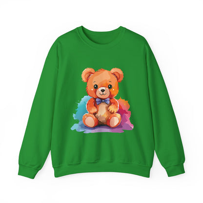 Cute bear printed Unisex Heavy Blend™ Crewneck Sweatshirt