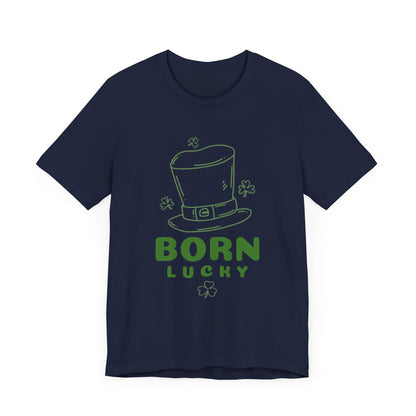 Born Lucky Tee - Perfect for St. Patrick's Day Celebrations