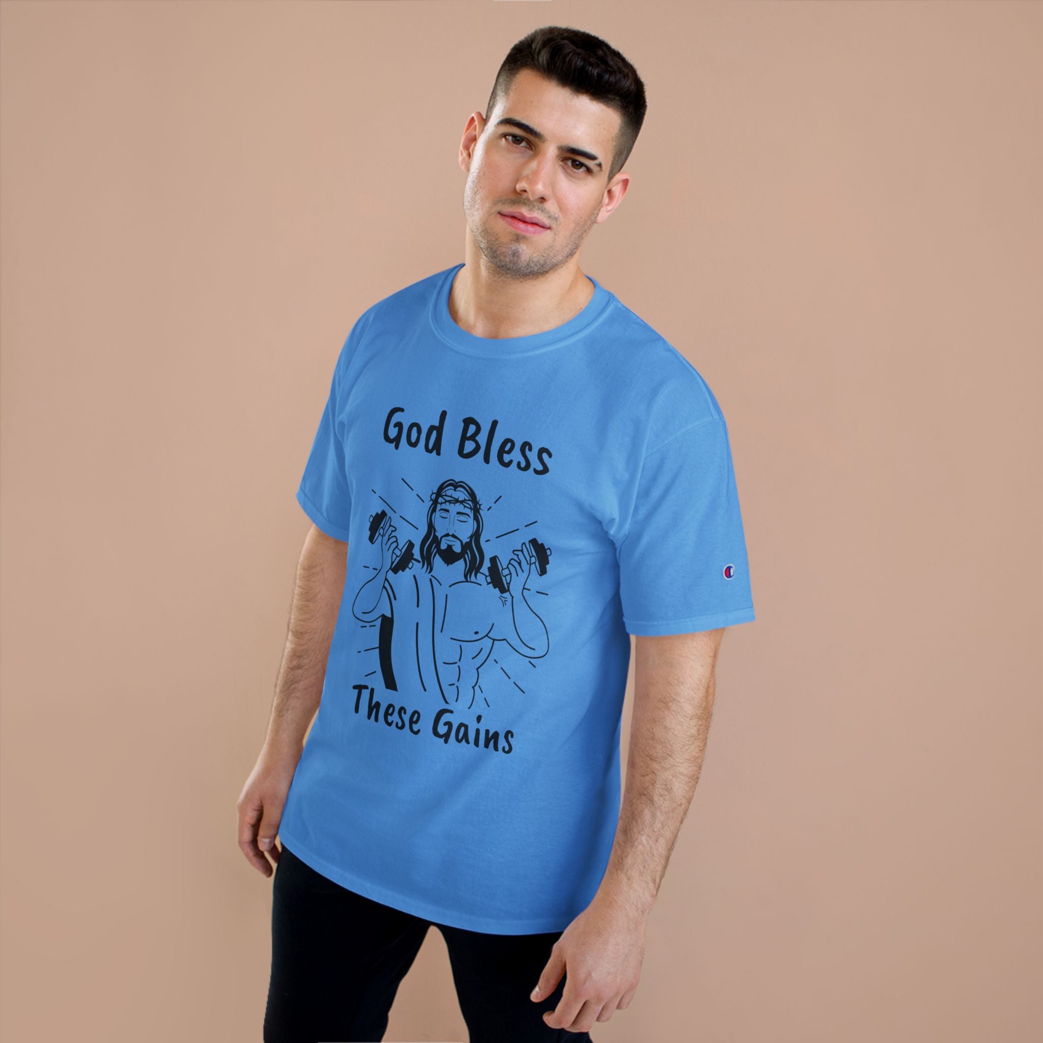 God Bless These Gains Champion T-Shirt