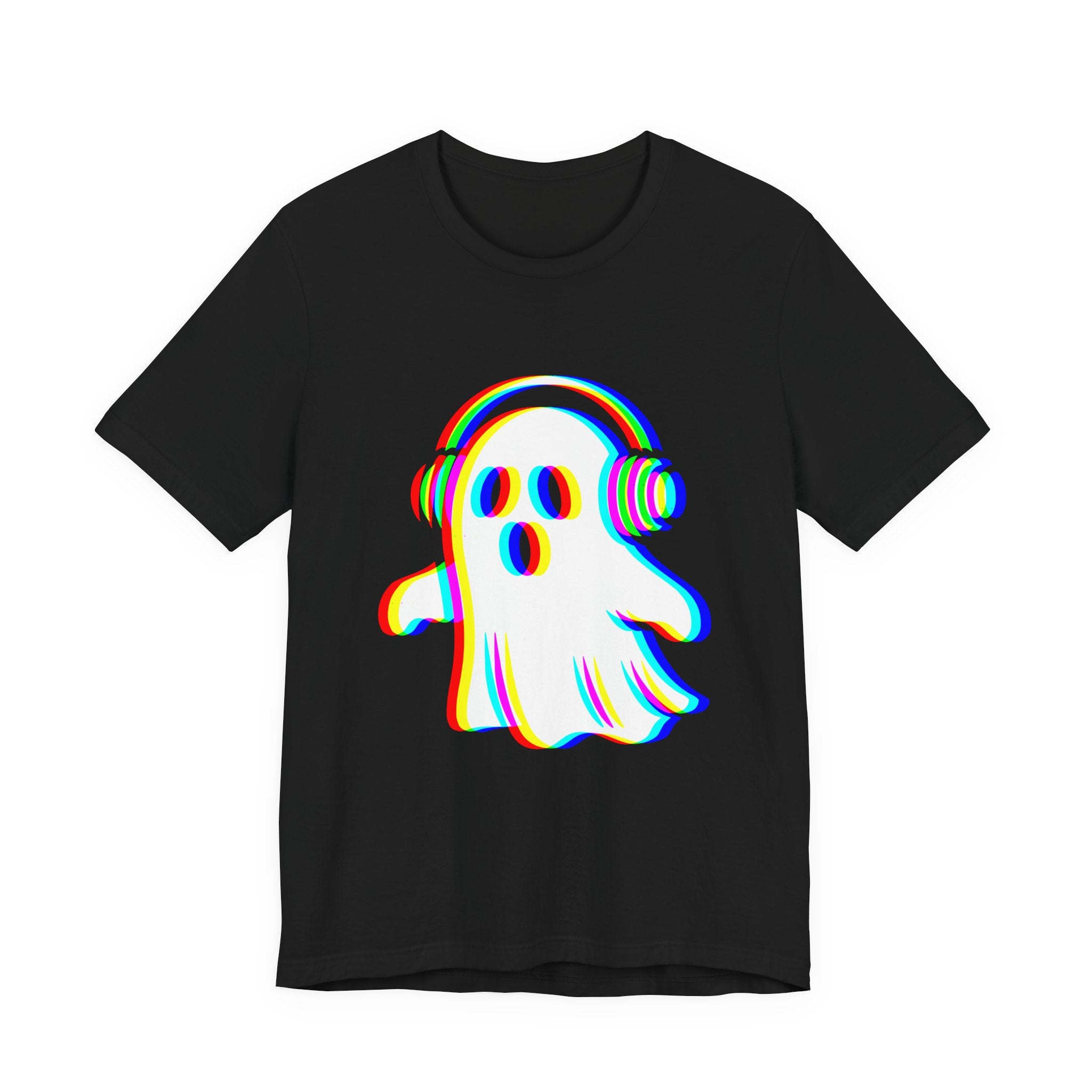 Ghostly Beats Unisex Tee, Fun Graphic T-Shirt