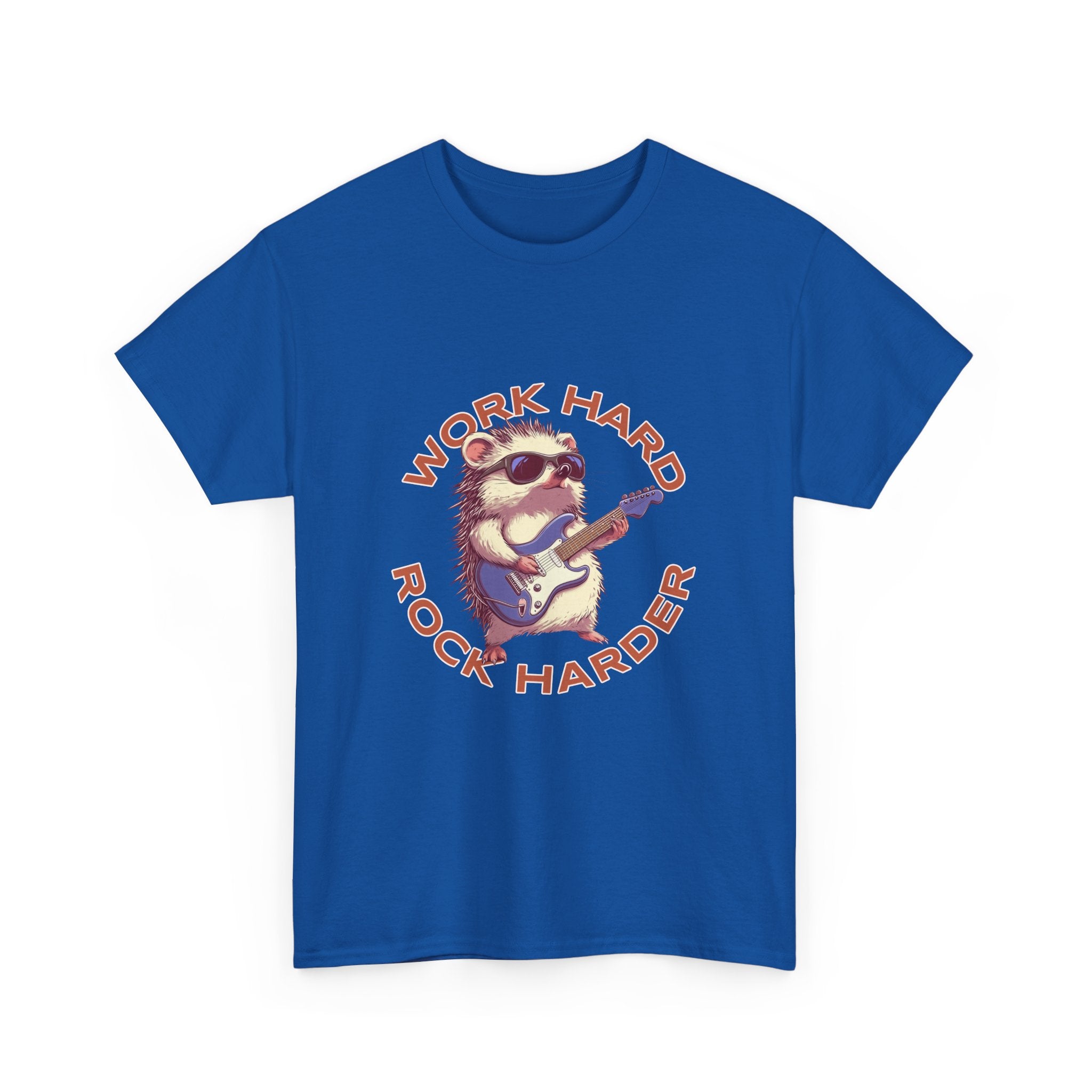 Work Hard Rock Harder Unisex Tee,  Casual Wear T-Shirt