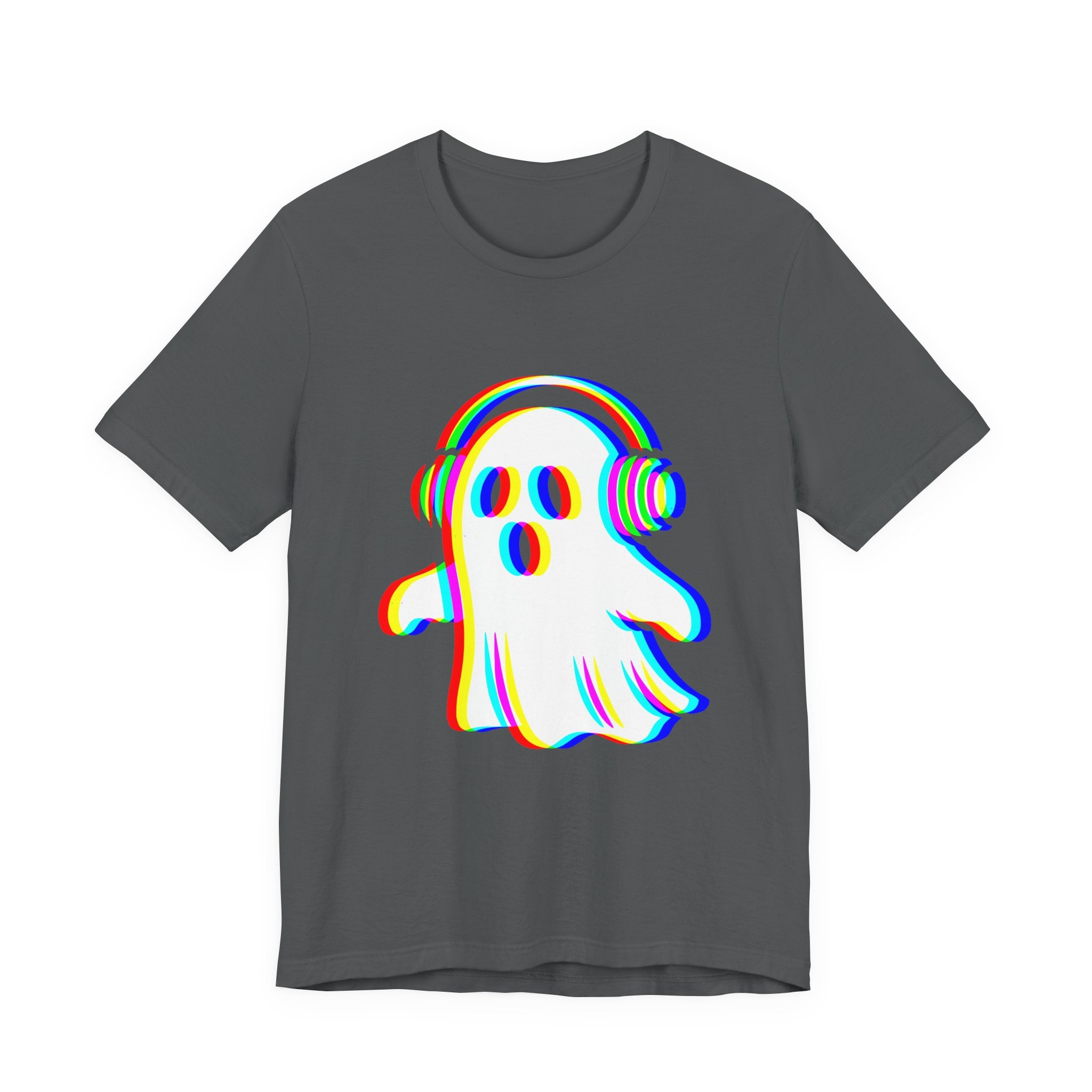 Ghostly Beats Unisex Tee, Fun Graphic T-Shirt