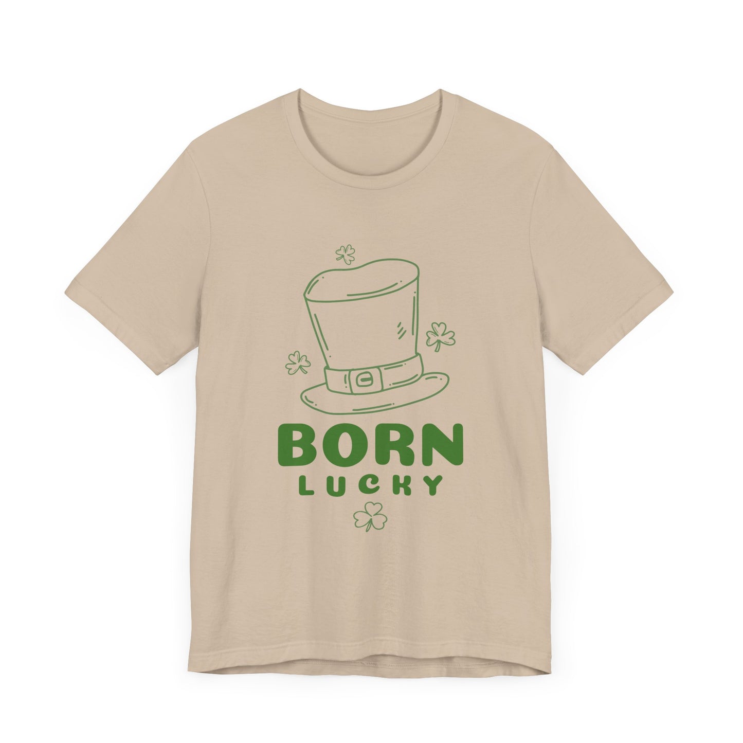 Born Lucky Tee - Perfect for St. Patrick's Day Celebrations