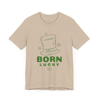Born Lucky Tee - Perfect for St. Patrick's Day Celebrations