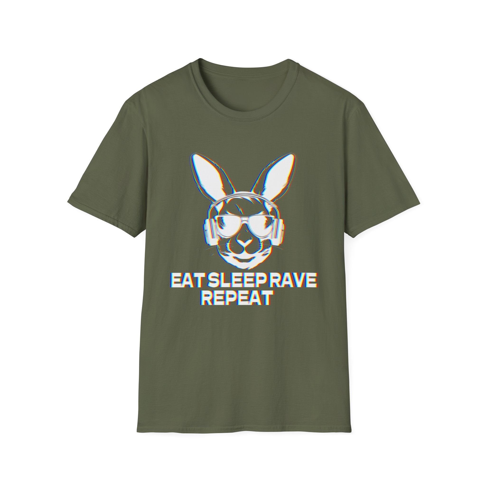 Eat Sleep Rave Repeat Rave EDM Tshirt