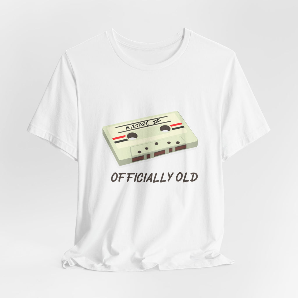 Officially Old Tee, Vintage Style T-Shirt
