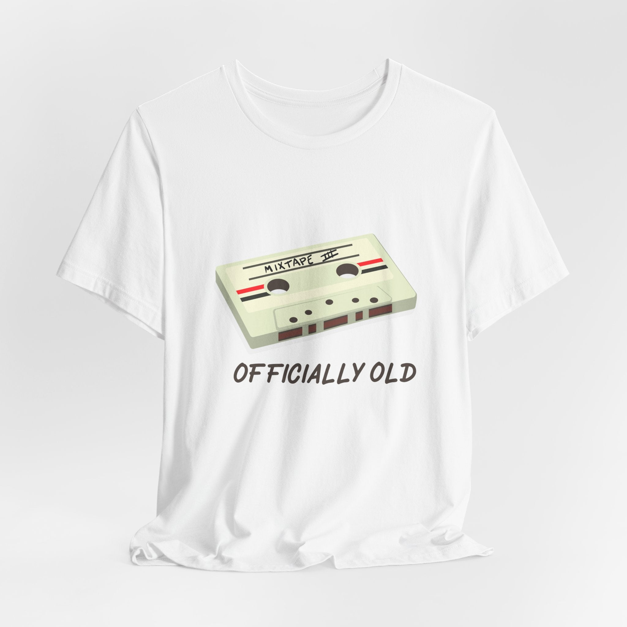Officially Old Tee, Vintage Style T-Shirt