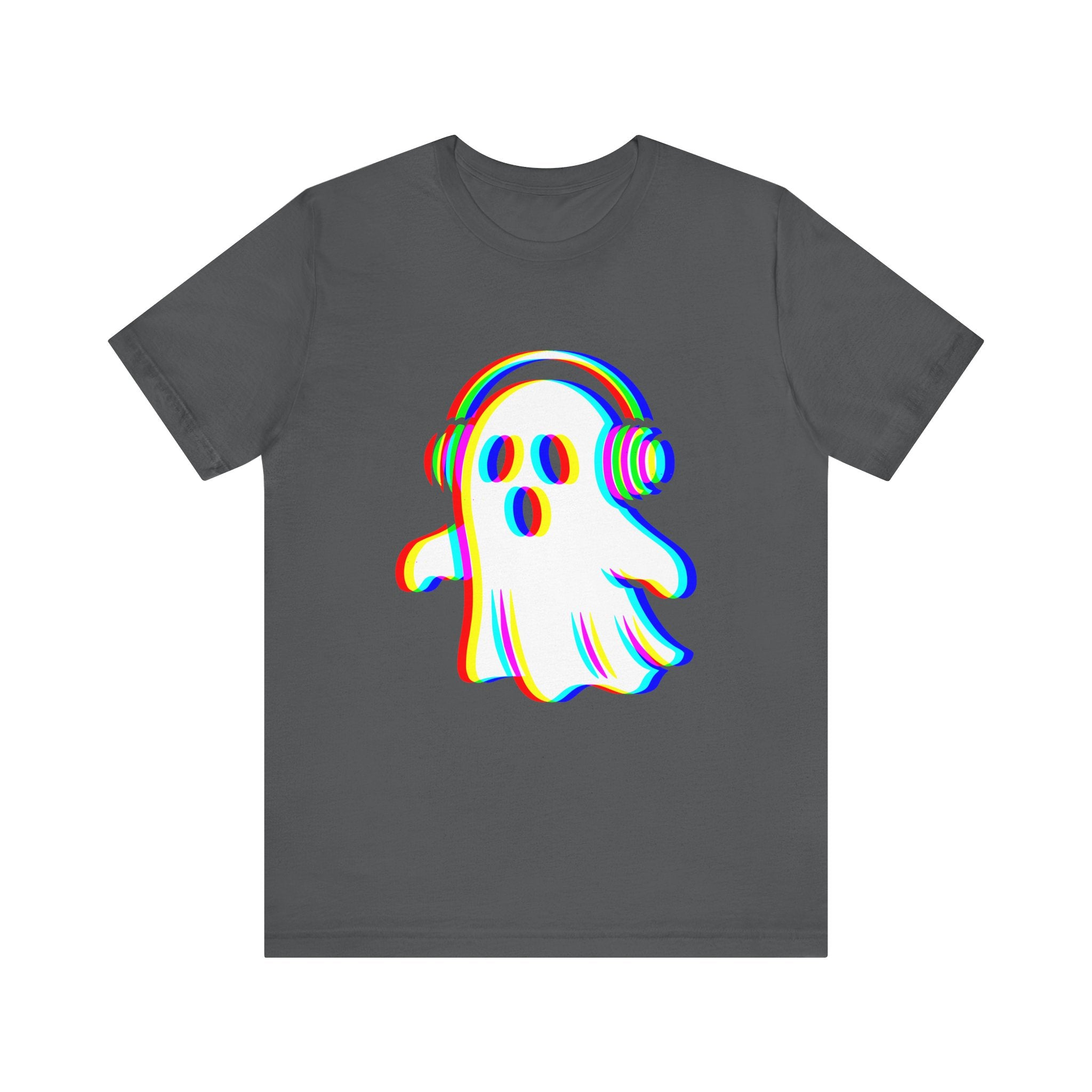 Ghostly Beats Unisex Tee, Fun Graphic T-Shirt