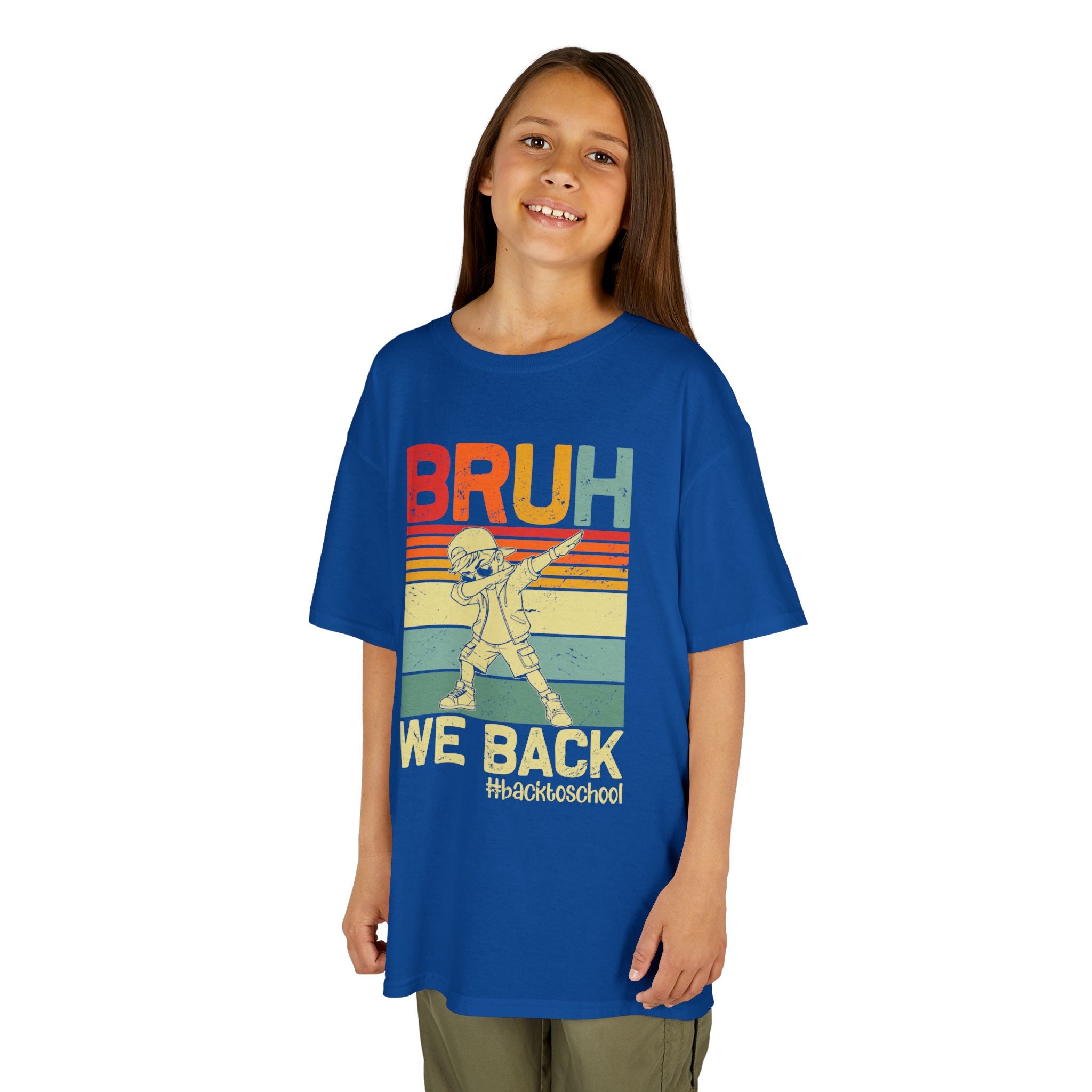 Kids Graphic Tee - Bruh We Back #BacktoSchool T-Shirt