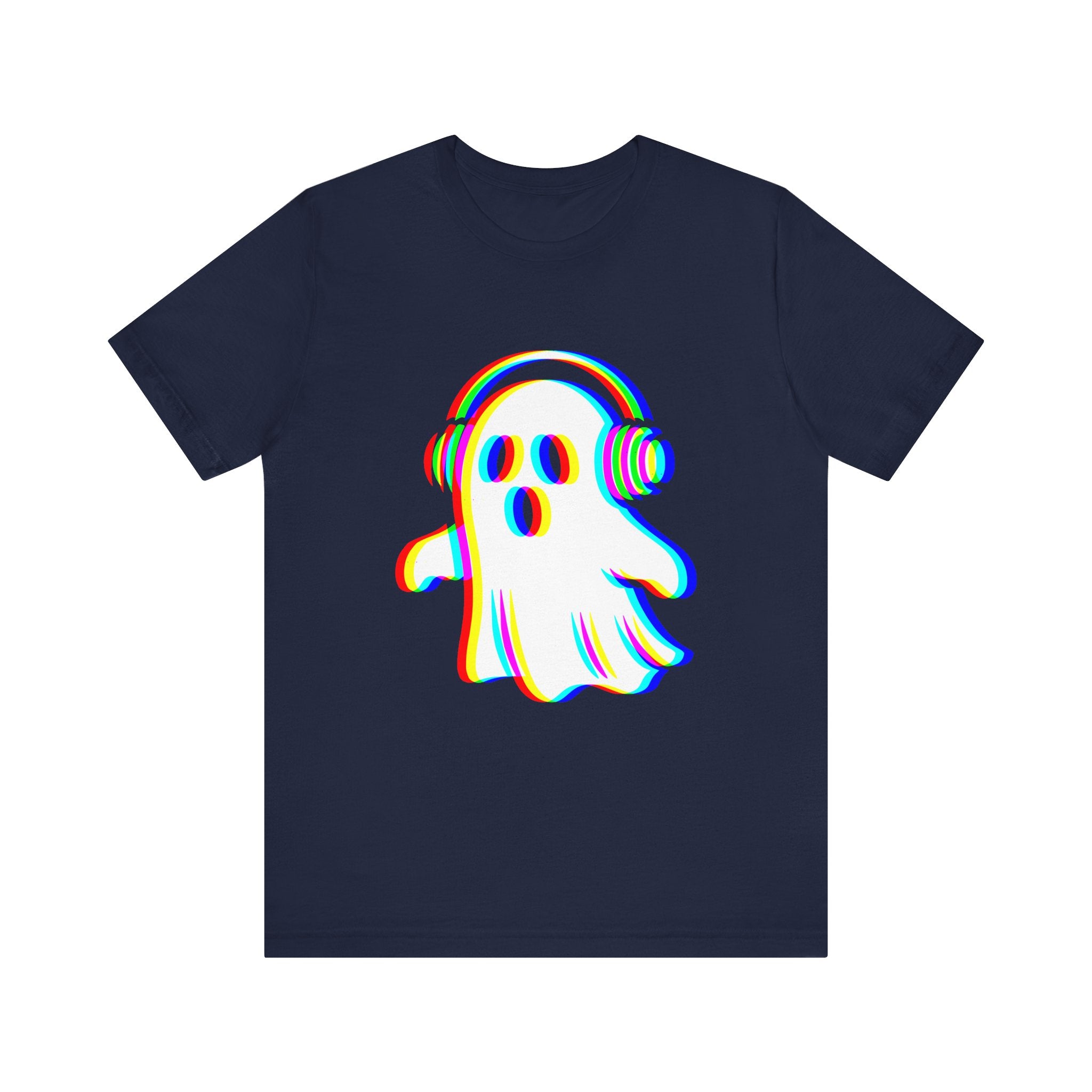 Ghostly Beats Unisex Tee, Fun Graphic T-Shirt