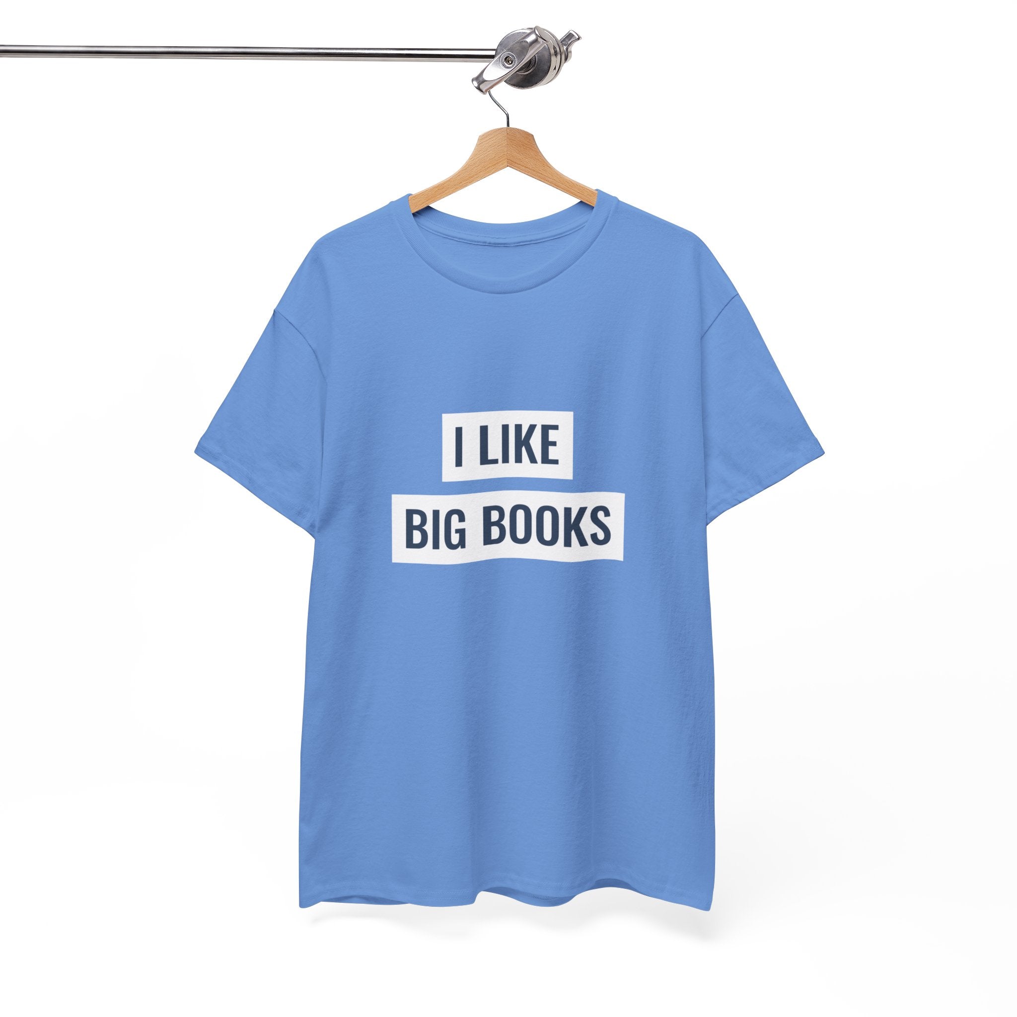 I Like Big Books T-shirt, Casual Graphic Tee