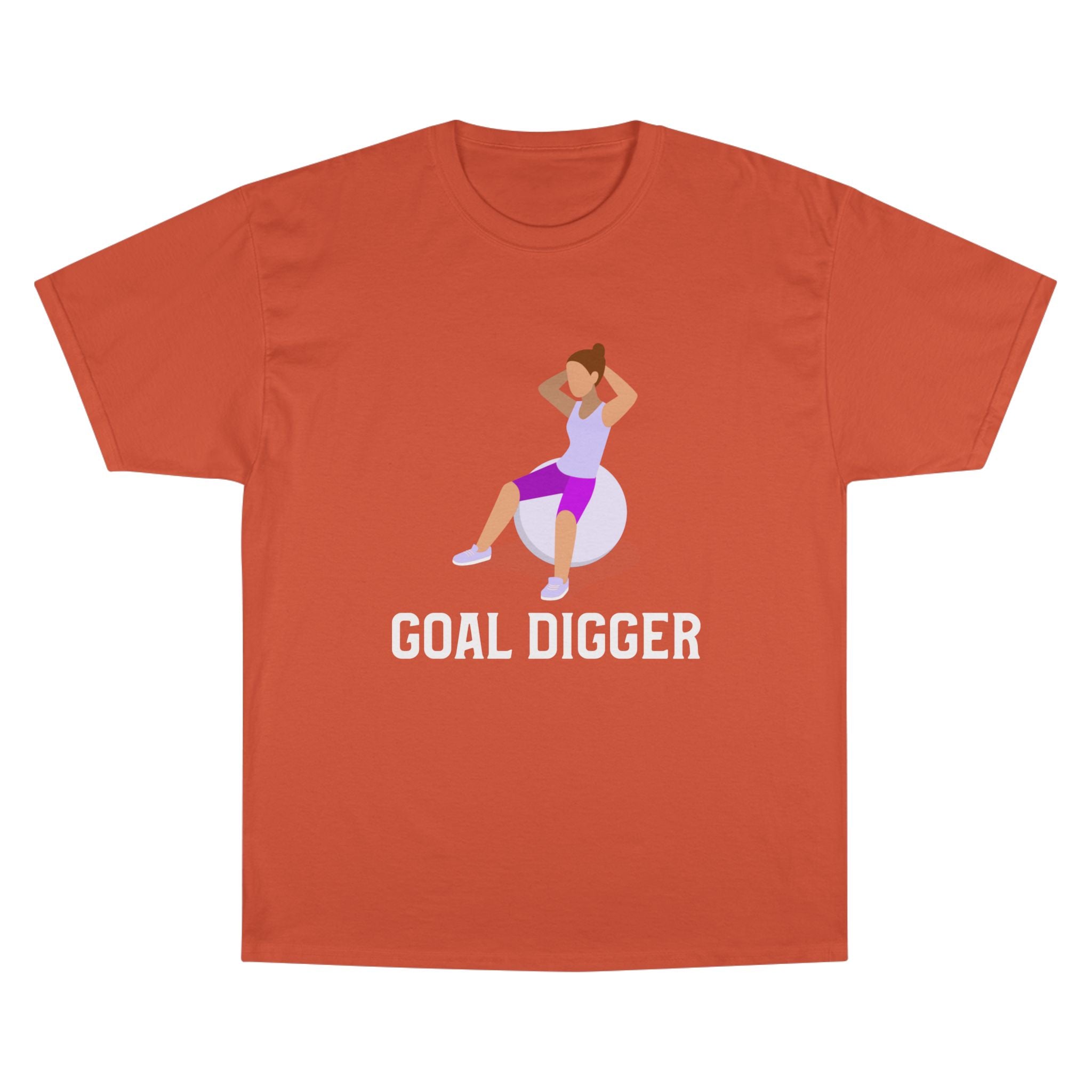 Goal Digger Champion T-Shirt - Motivational Workout Tee