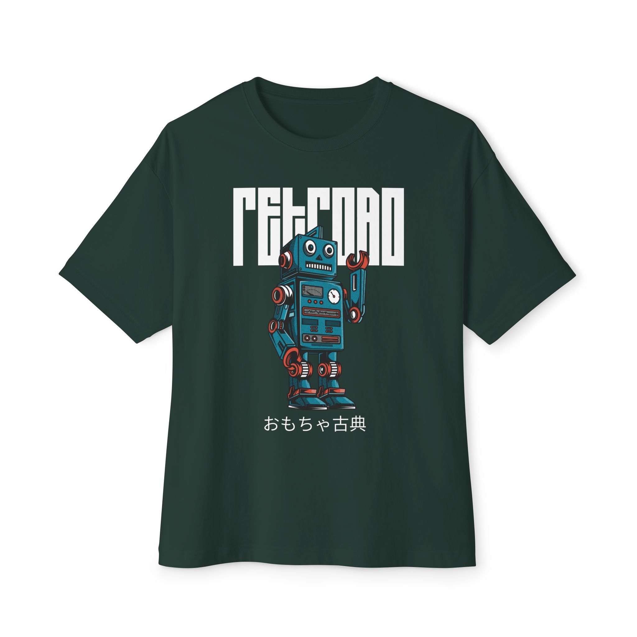 Retro ROBO Graphic Oversized Tee
