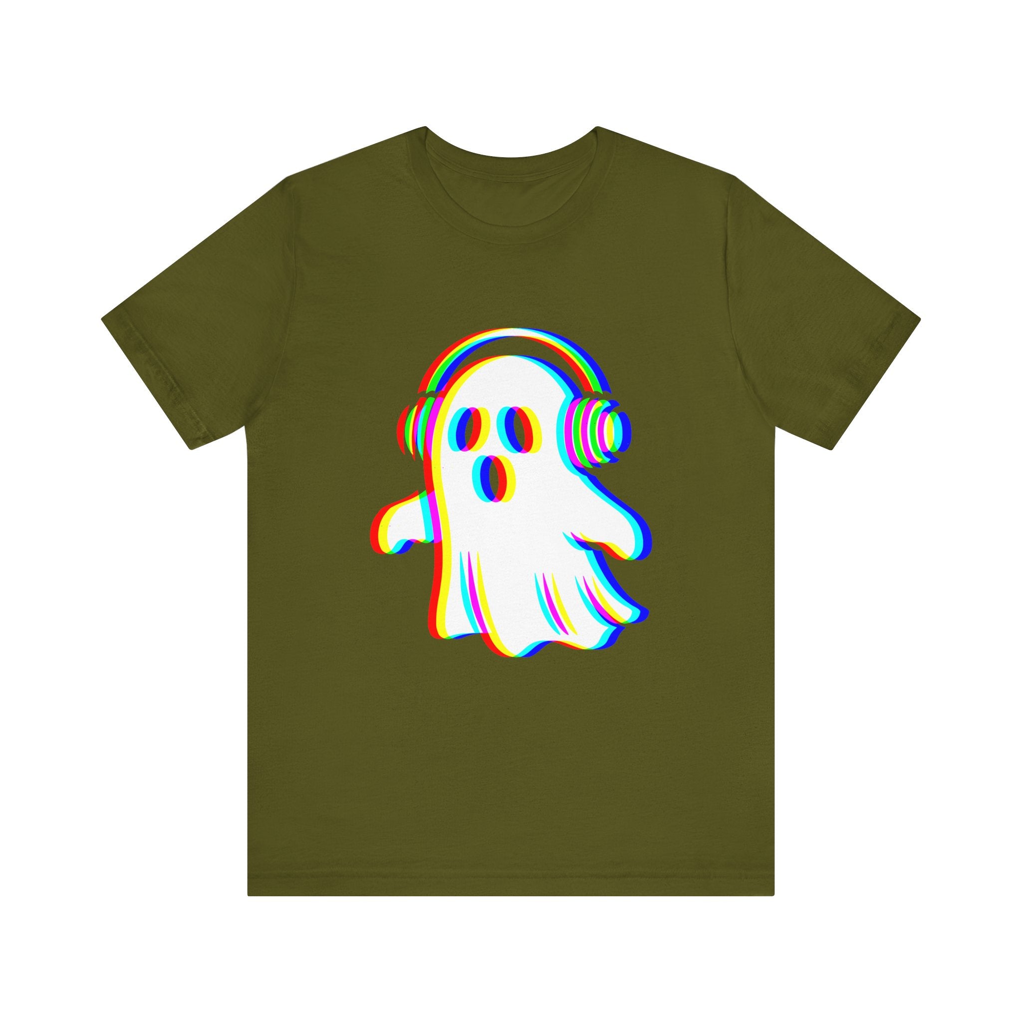 Ghostly Beats Unisex Tee, Fun Graphic T-Shirt