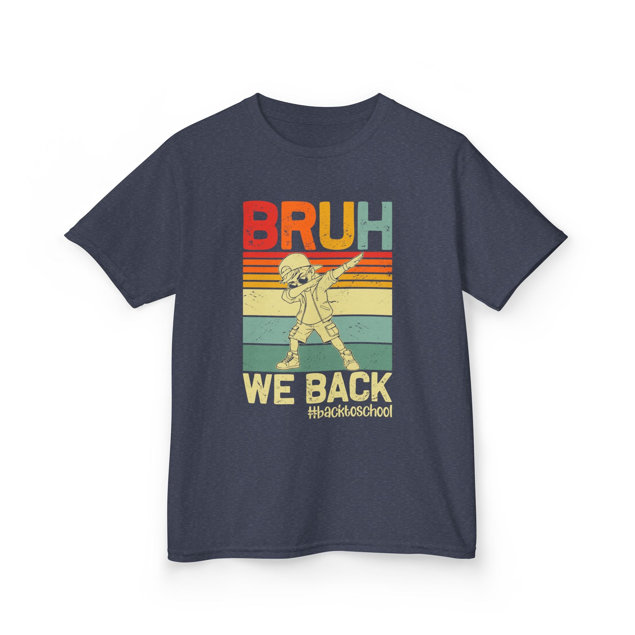 Kids Graphic Tee - Bruh We Back #BacktoSchool T-Shirt