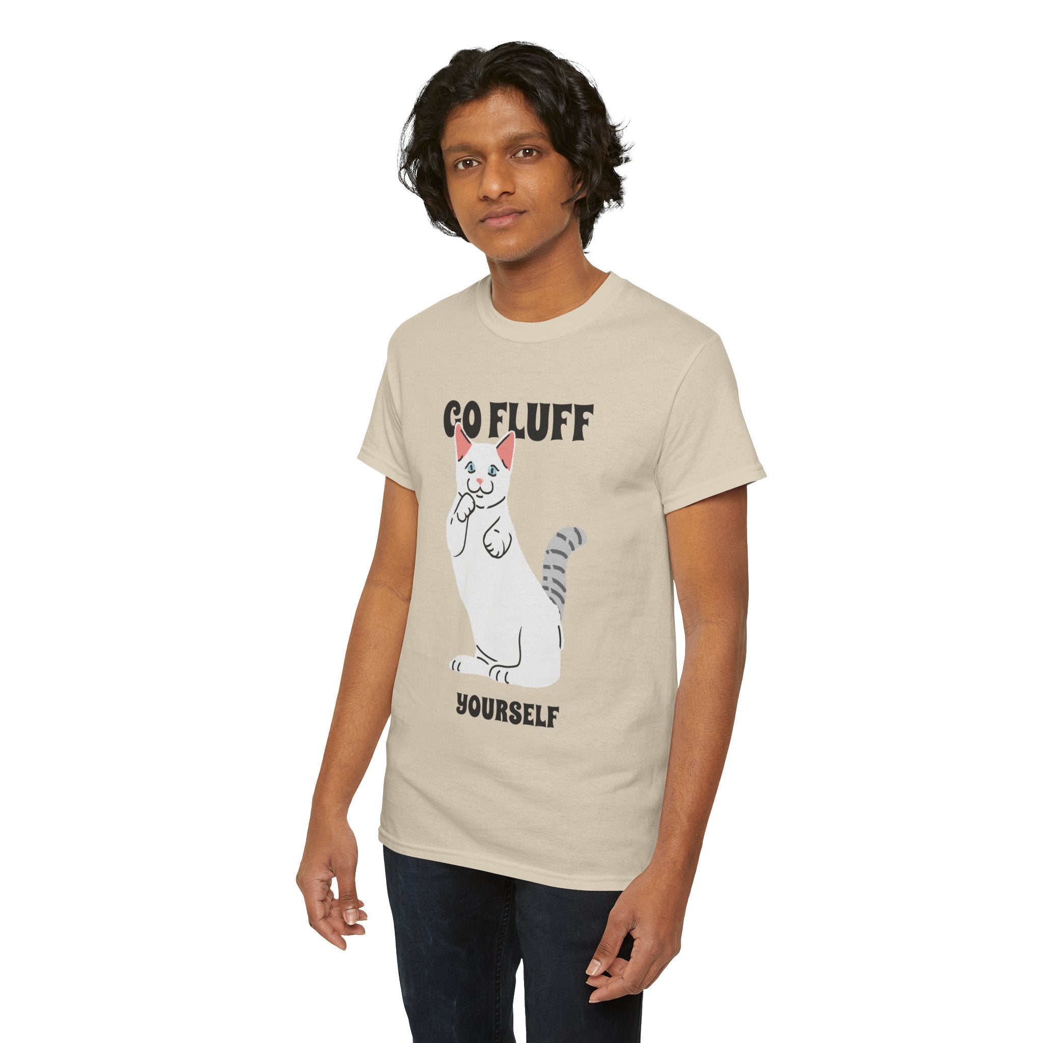 Go Fluff Yourself T-Shirt, Funny Cat Shirt