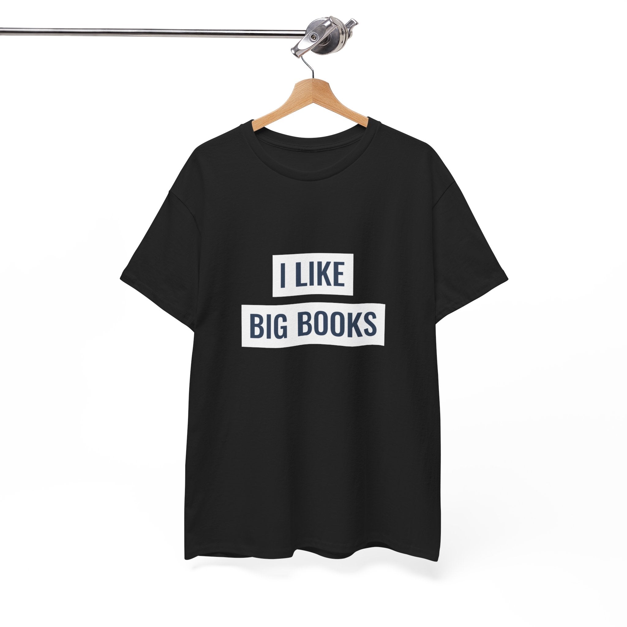 I Like Big Books T-shirt, Casual Graphic Tee