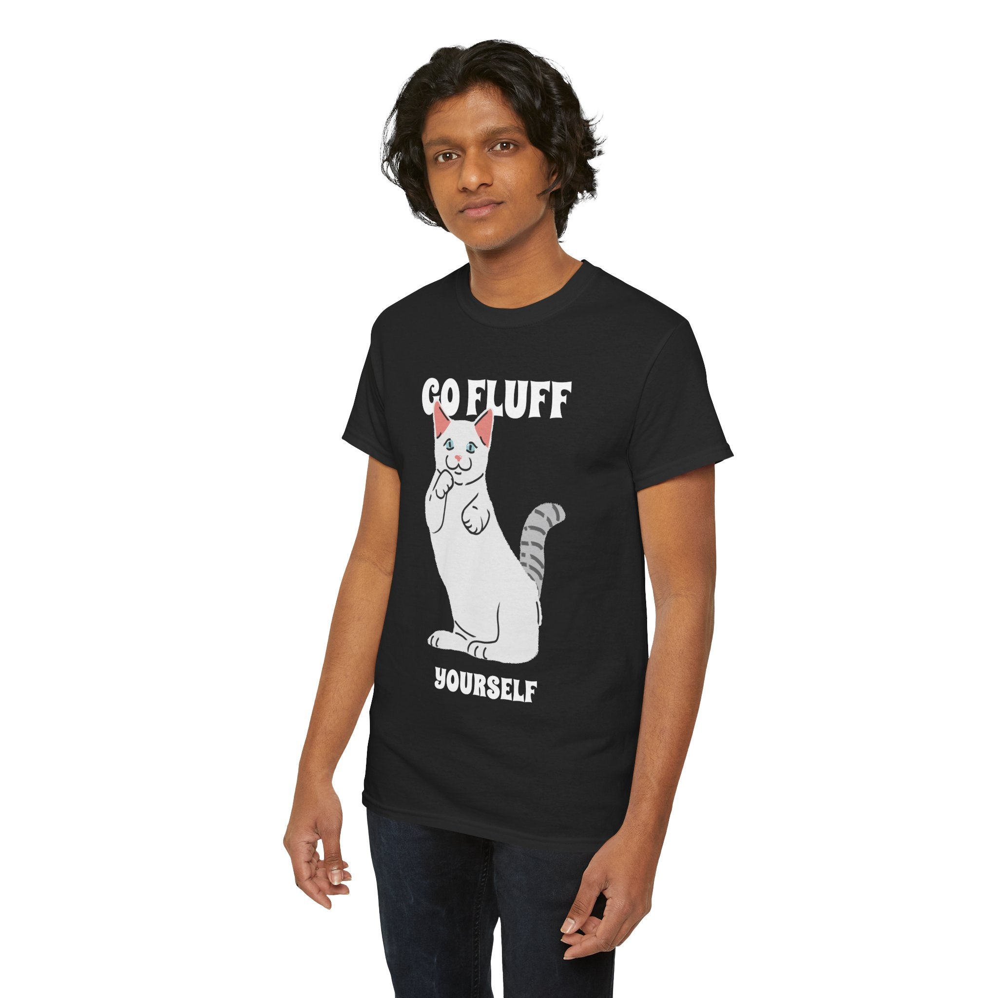 Go Fluff Yourself T-Shirt, Funny Cat Shirt