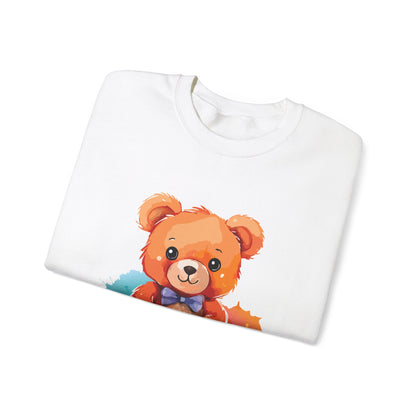 Cute bear printed Unisex Heavy Blend™ Crewneck Sweatshirt