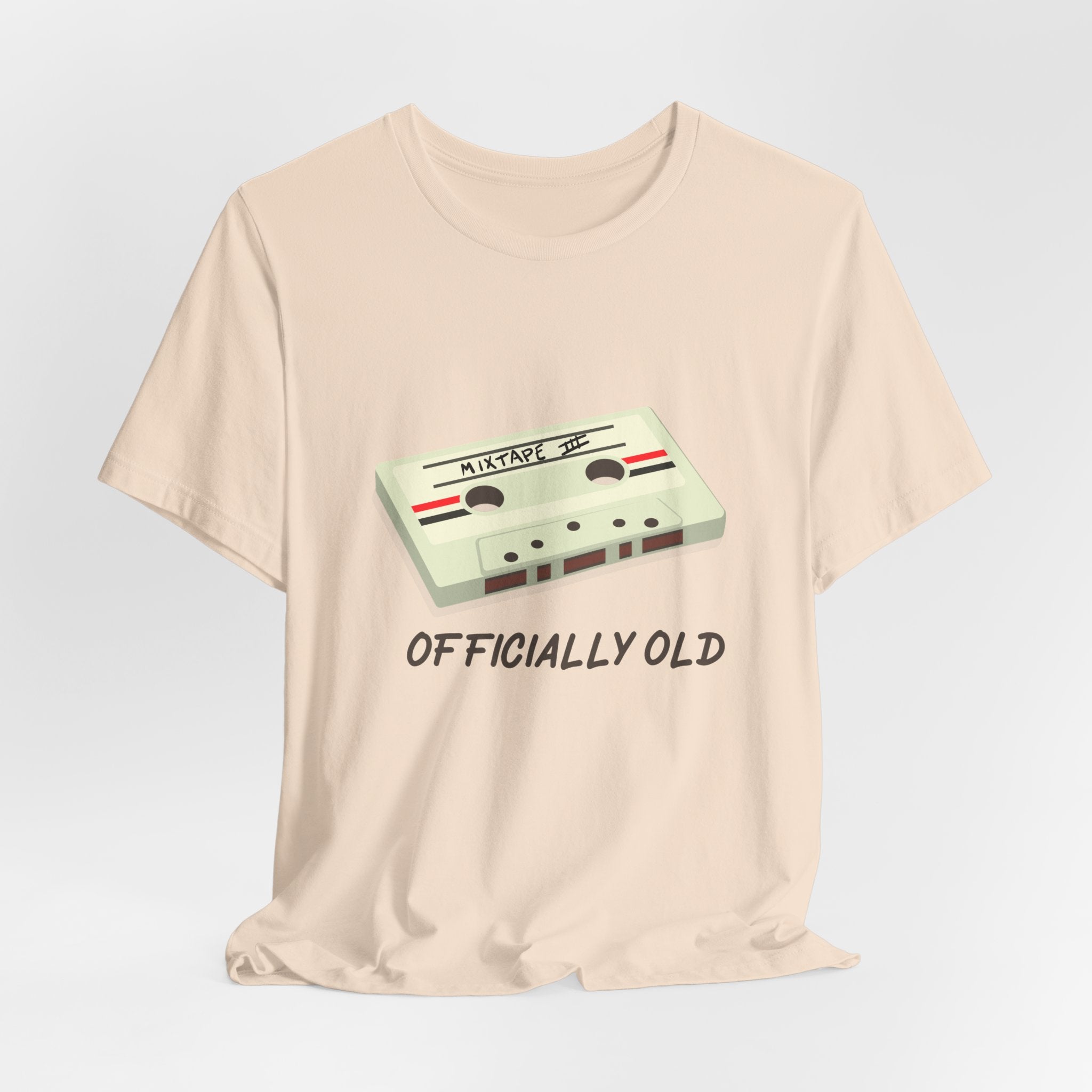 Officially Old Tee, Vintage Style T-Shirt