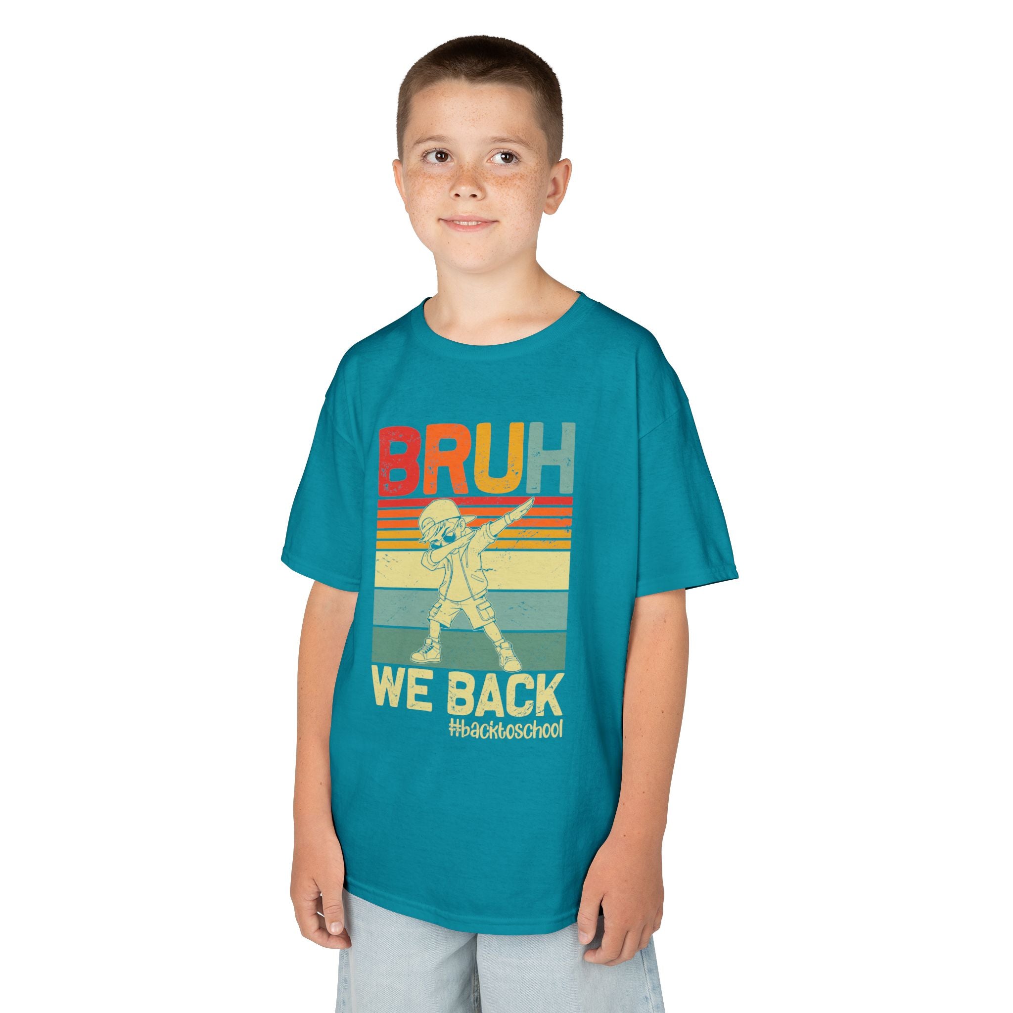 Kids Graphic Tee - Bruh We Back #BacktoSchool T-Shirt