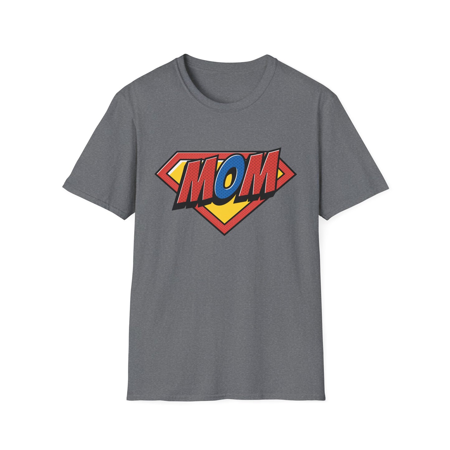 Super Mom Unisex Softstyle T-Shirt | Perfect Gift for Mother's Day