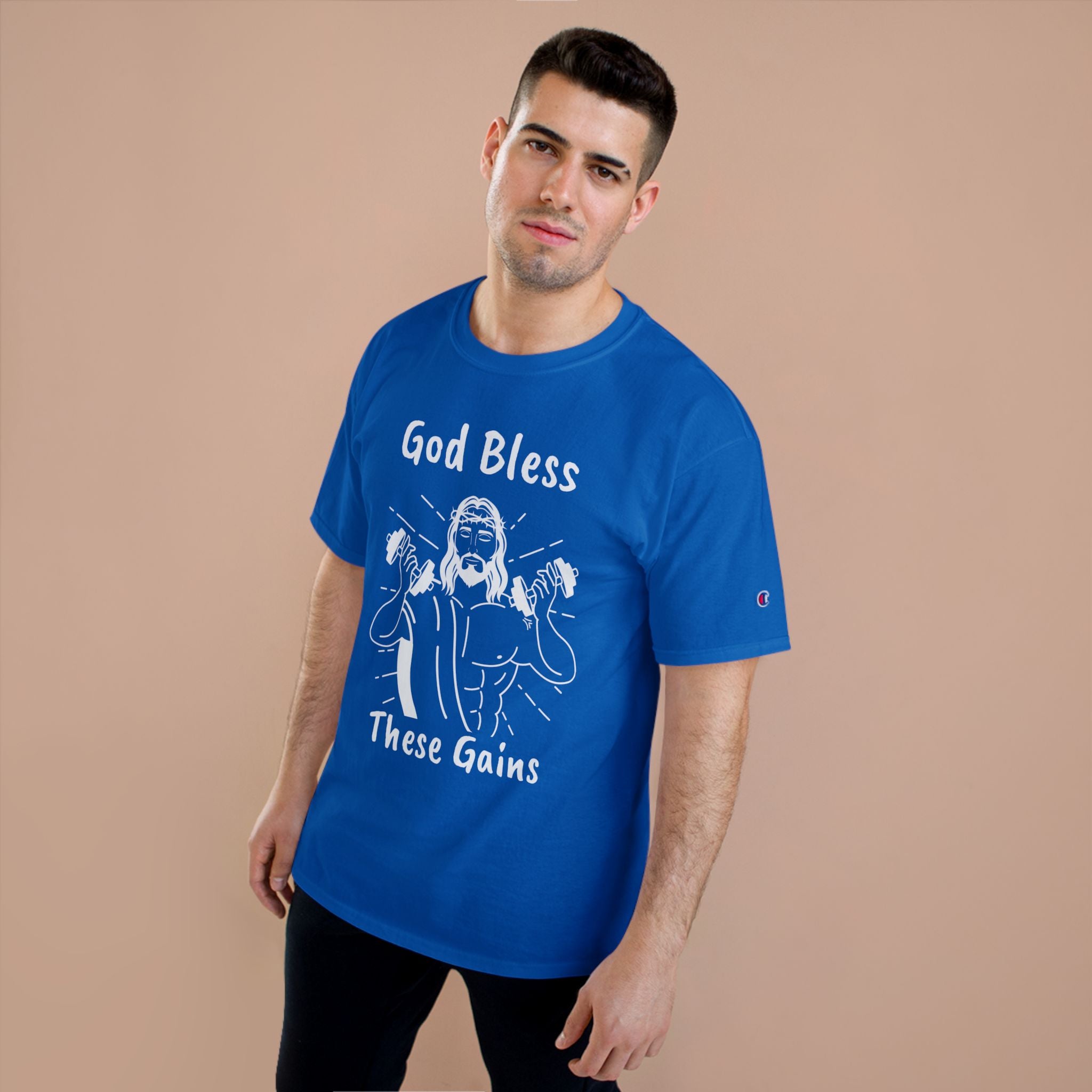 God Bless These Gains Champion T-Shirt
