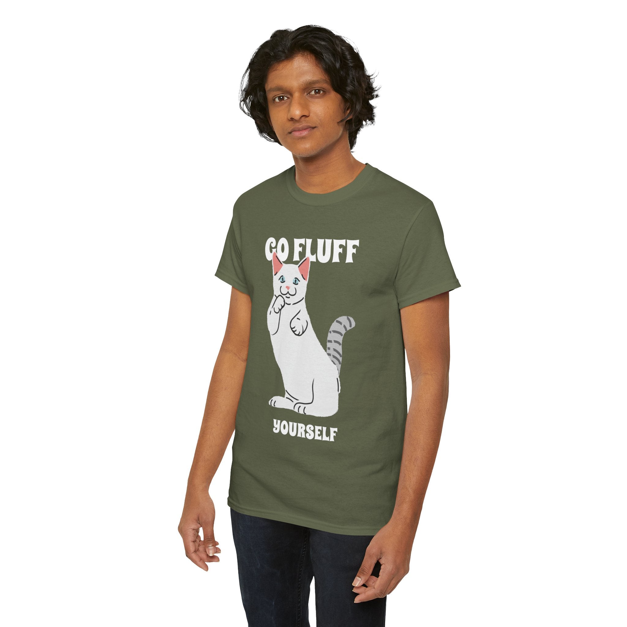Go Fluff Yourself T-Shirt, Funny Cat Shirt