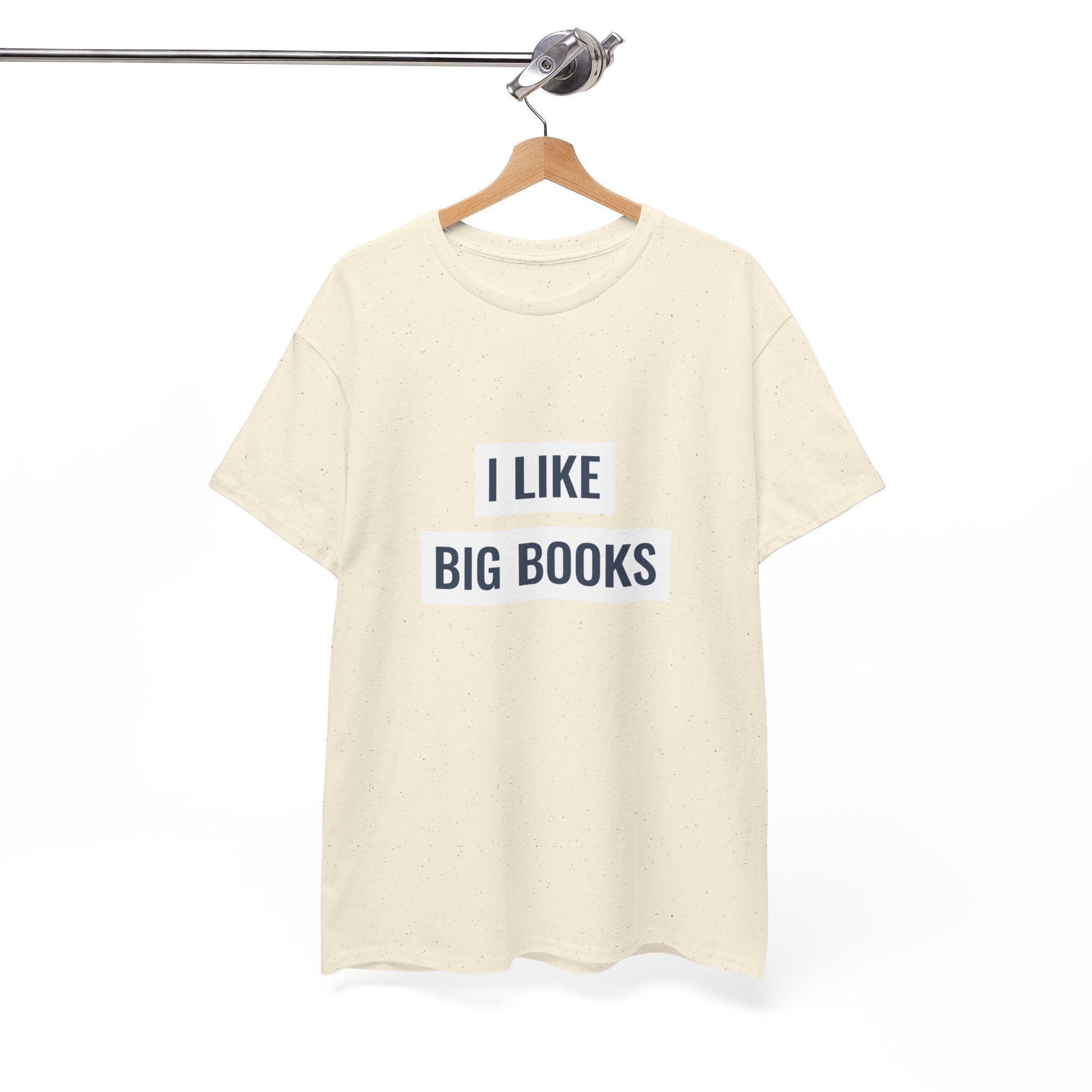 I Like Big Books T-shirt, Casual Graphic Tee