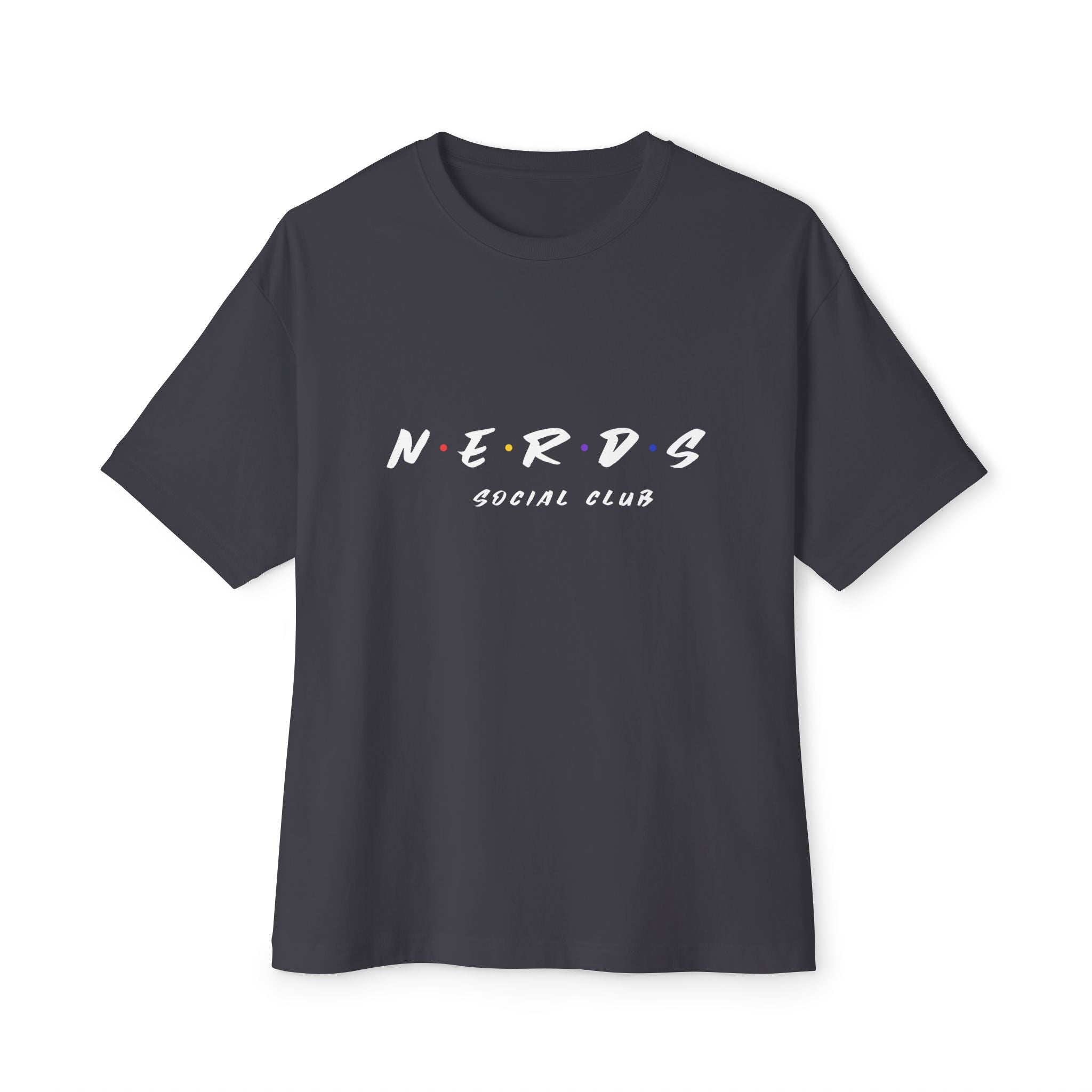 Nerds Social Club Unisex Oversized Tee - Casual Wear