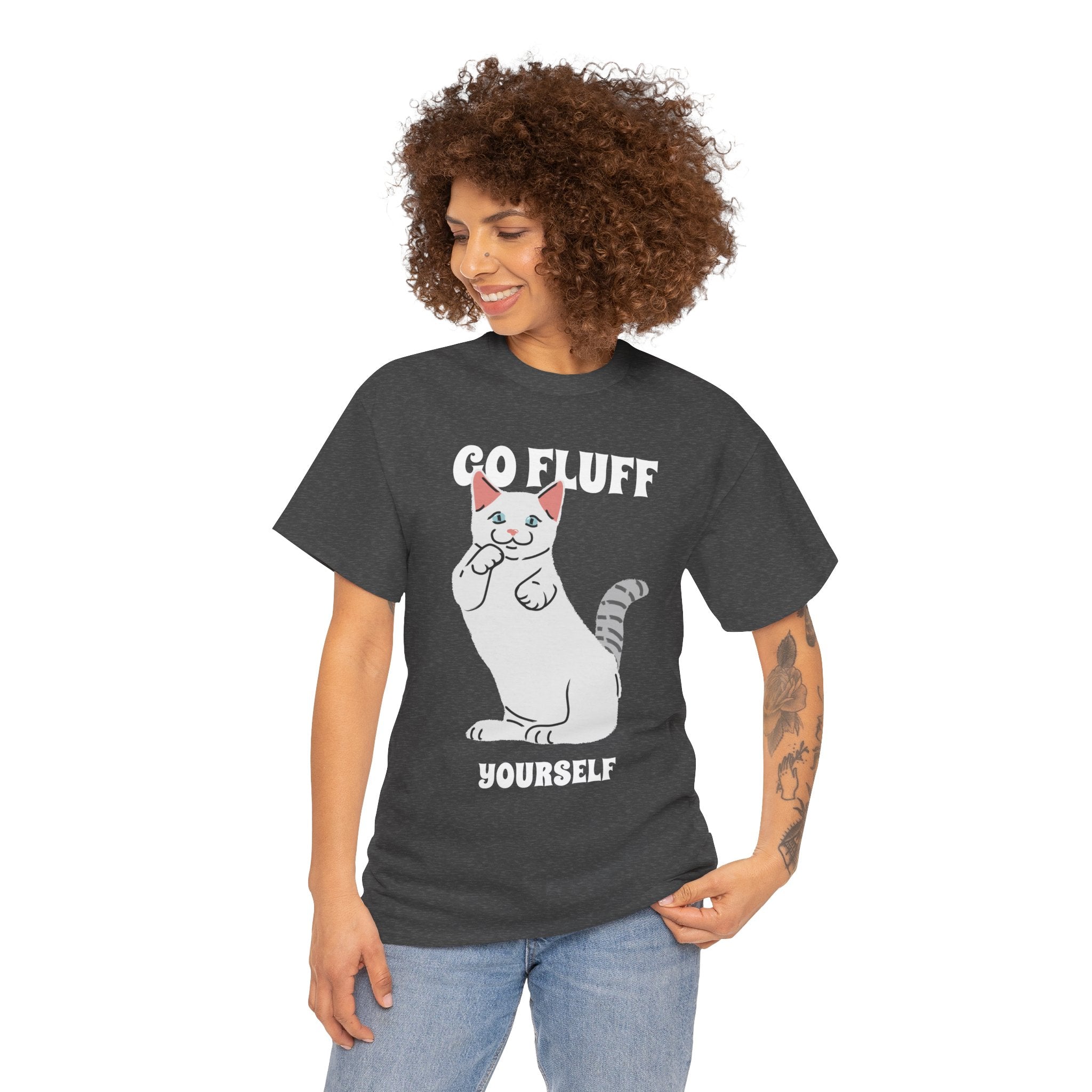 Go Fluff Yourself T-Shirt, Funny Cat Shirt