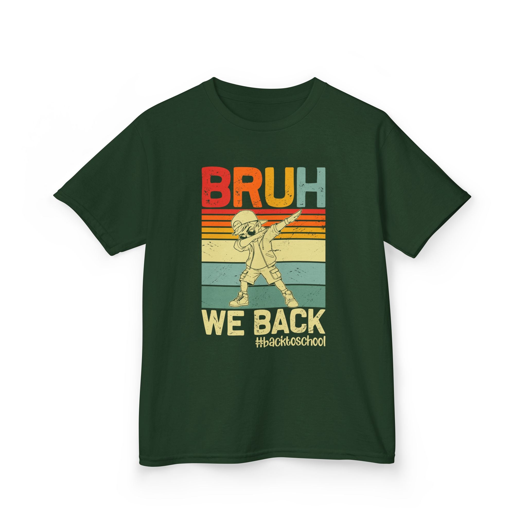 Kids Graphic Tee - Bruh We Back #BacktoSchool T-Shirt