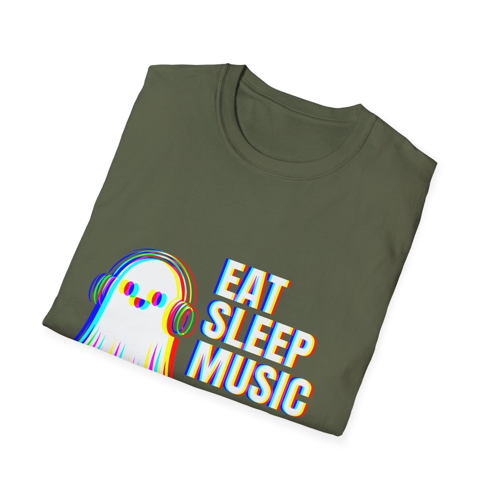 Eat Sleep Music Repeat EDM Unisex T-shirt
