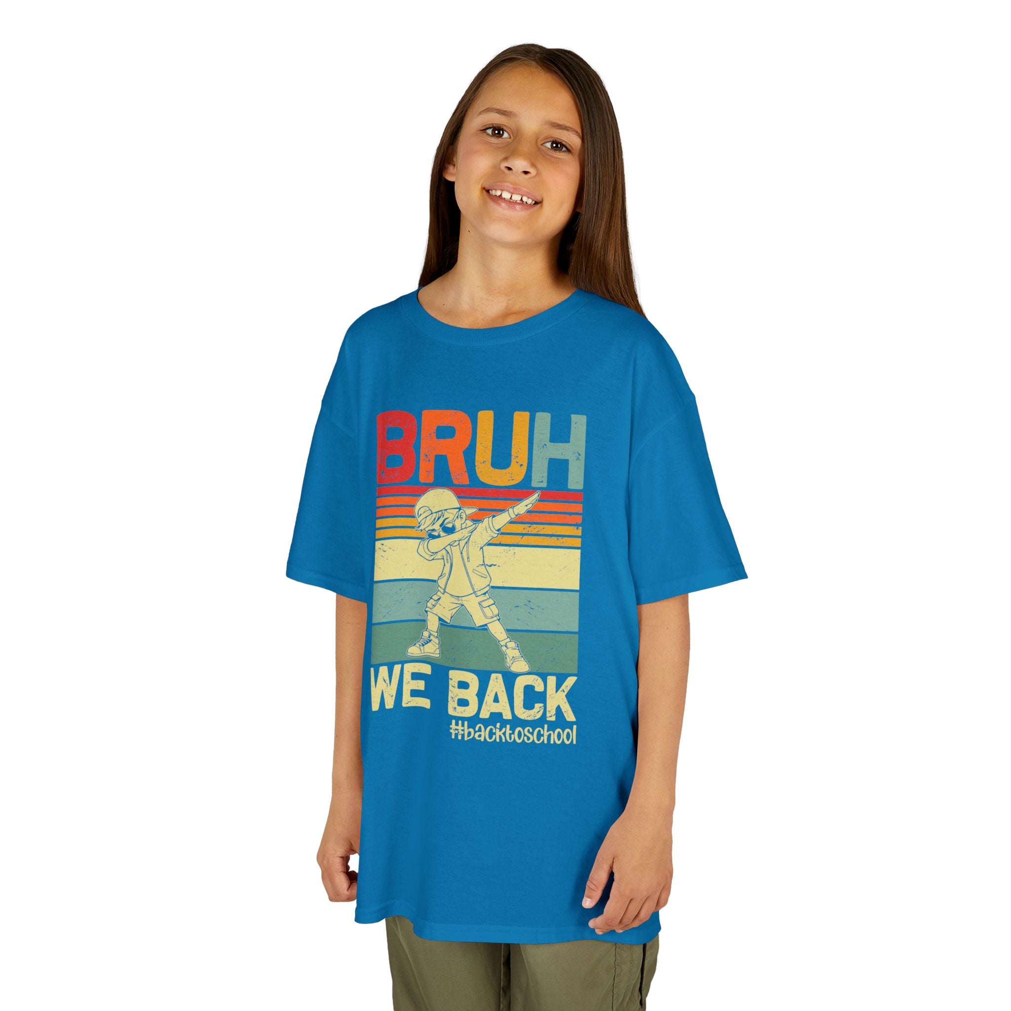 Kids Graphic Tee - Bruh We Back #BacktoSchool T-Shirt