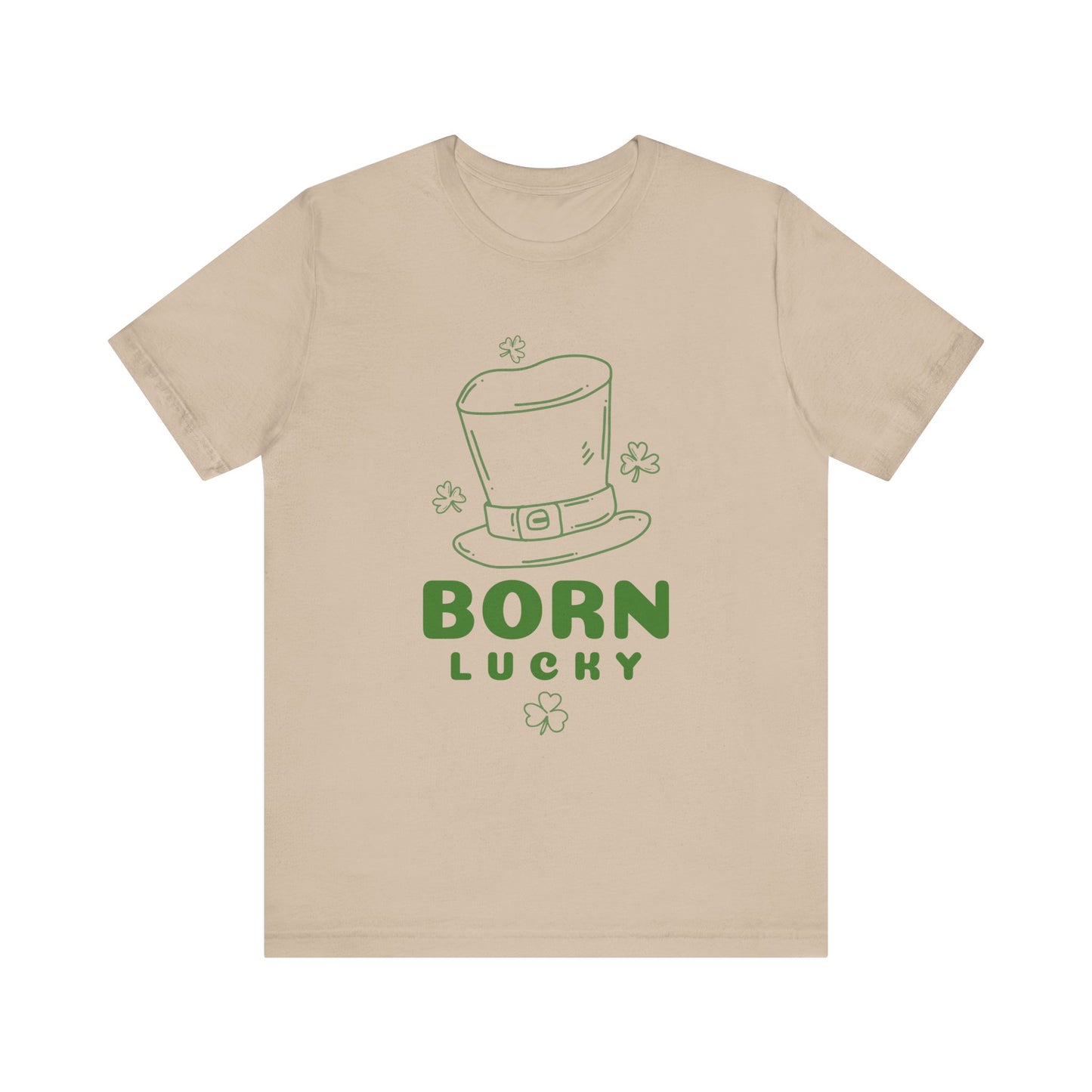 Born Lucky Tee - Perfect for St. Patrick's Day Celebrations